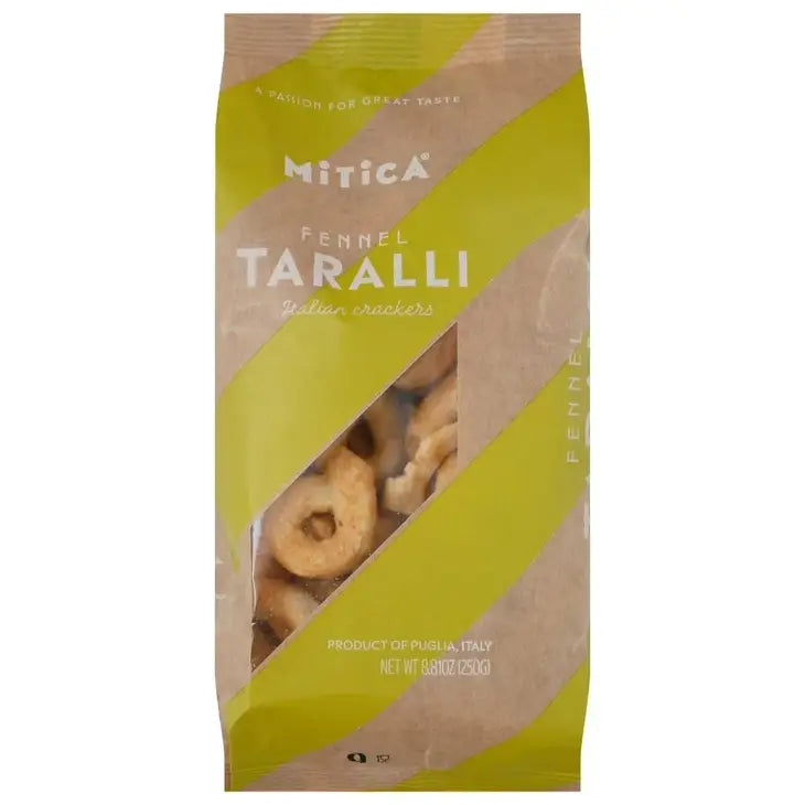 mitica taralli crackers fennel