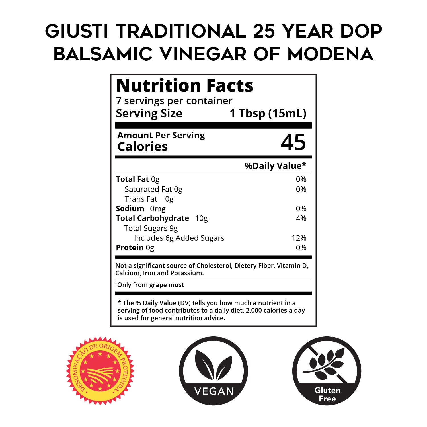 Aged 25 Years - DOP Traditional Balsamic Vinegar of Modena by Giusti