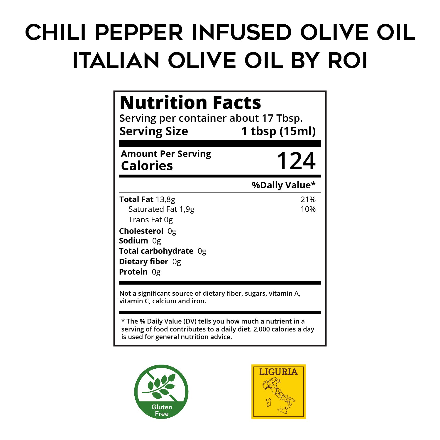 Chili Pepper Infused Olive Oil - Italian Olive Oil by ROI