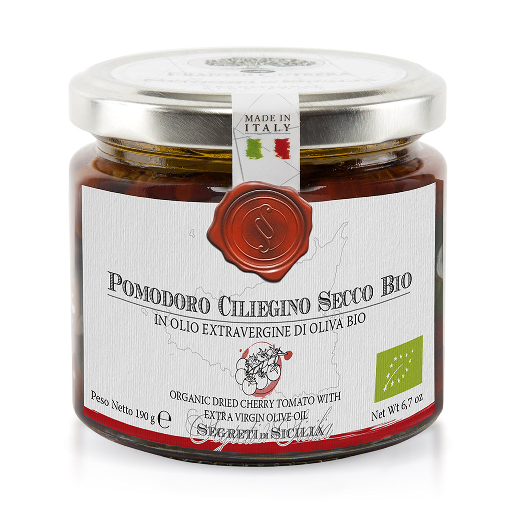 Sun Dried Cherry Tomatoes in Olive Oil by Frantoi Cutrera