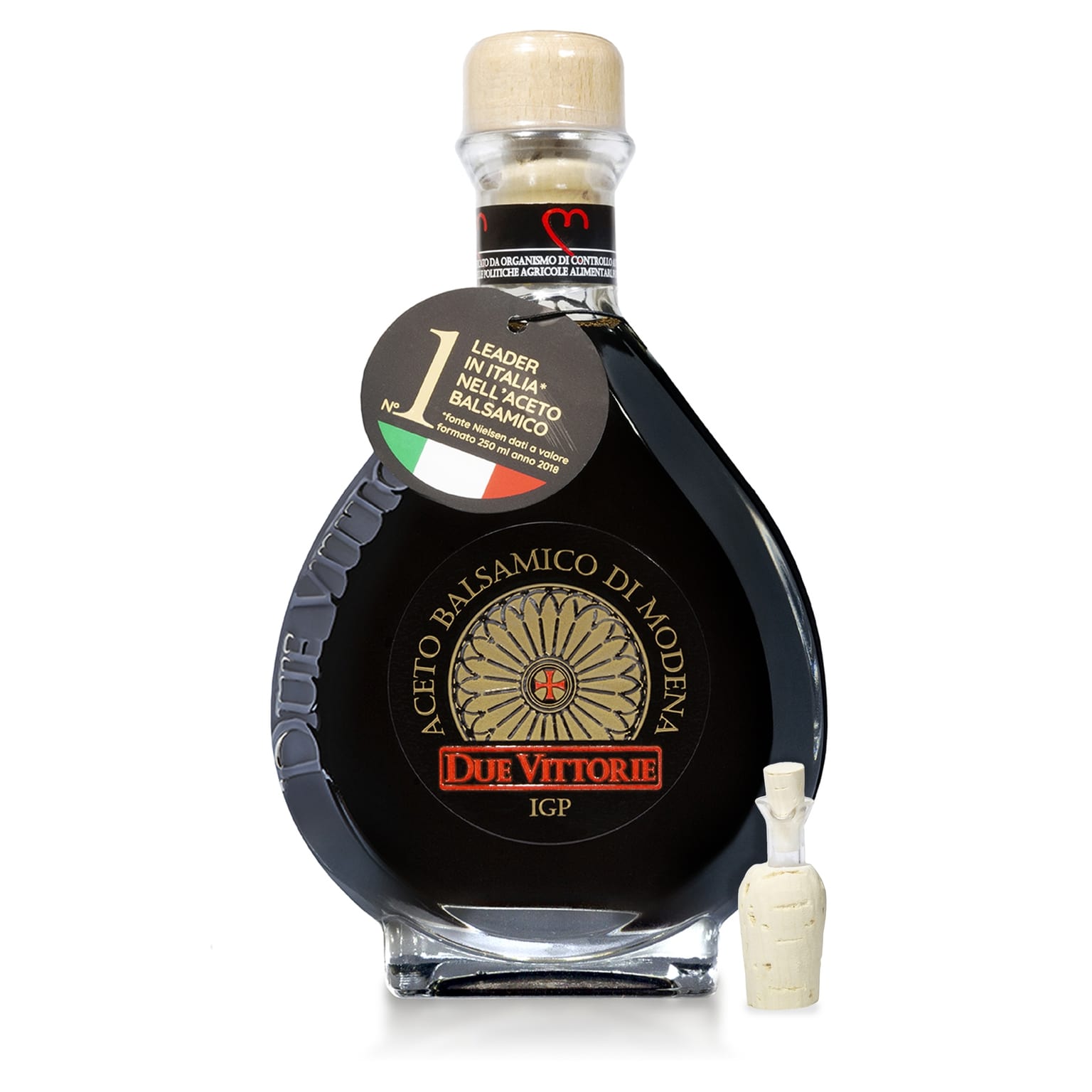 Special Edition IGP Oro Gold Balsamic Vinegar - with Pourer - by Due Vittorie