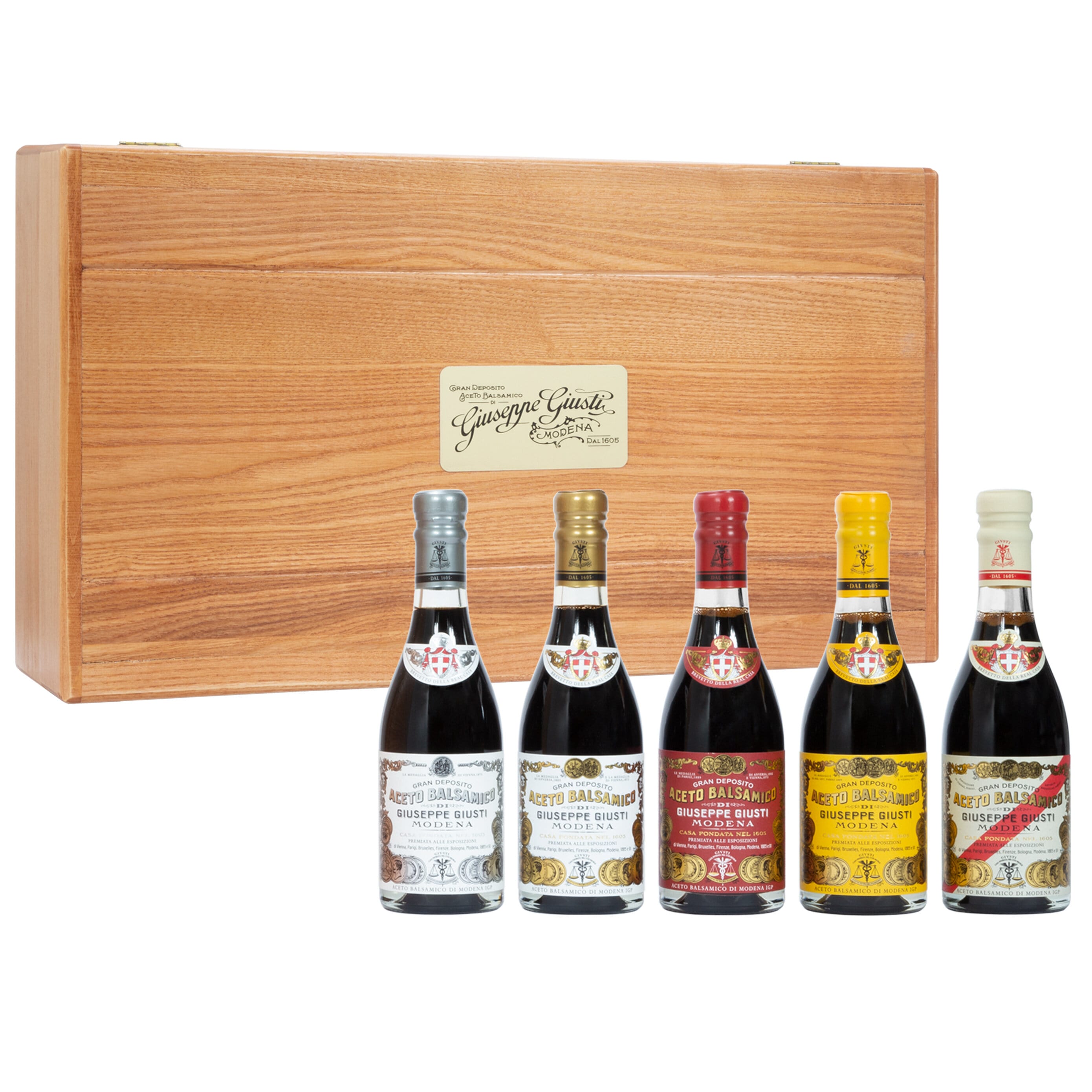 Balsamic Vinegar Collection with Wooden Box