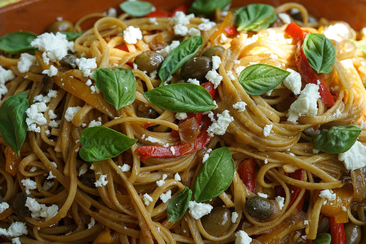 Vegetarian Linguine - Mercato Di Bellina
