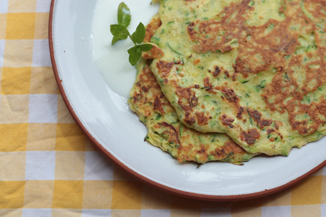 Back to school Italian lunch box - Zucchini pancakes