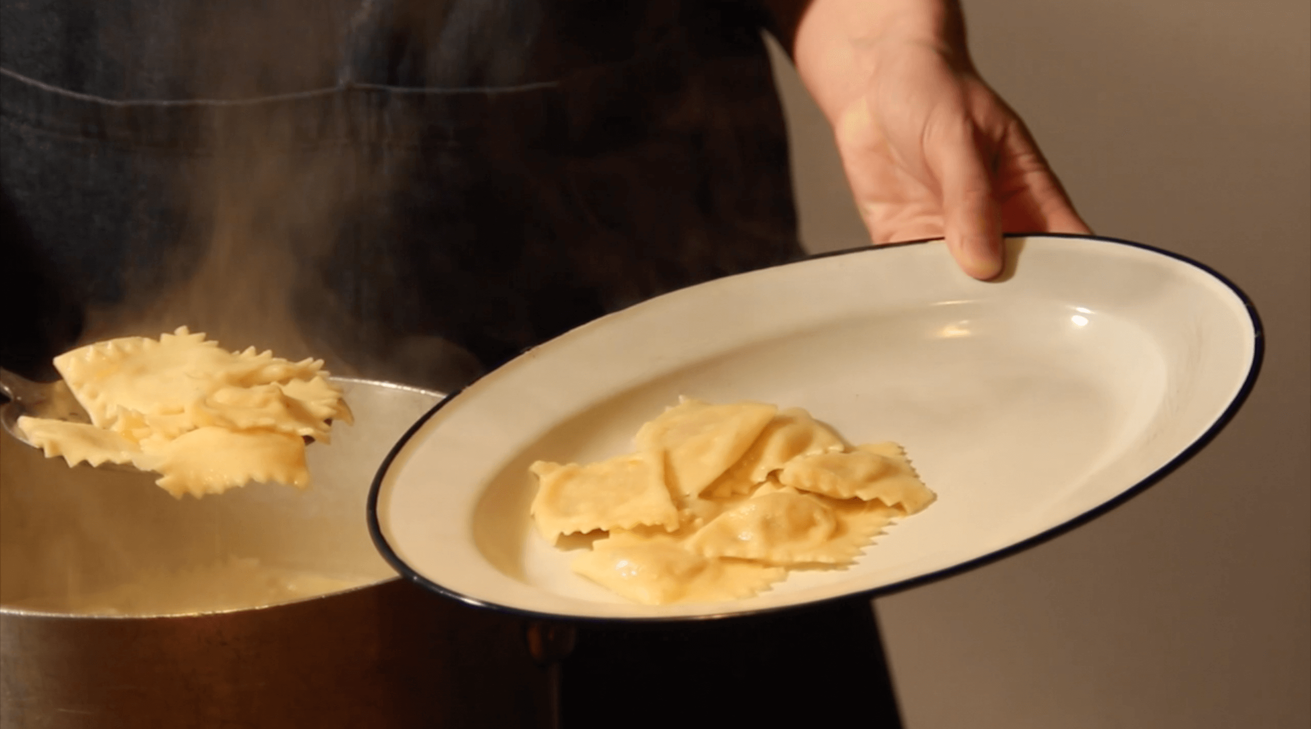 Butternut squash ravioli