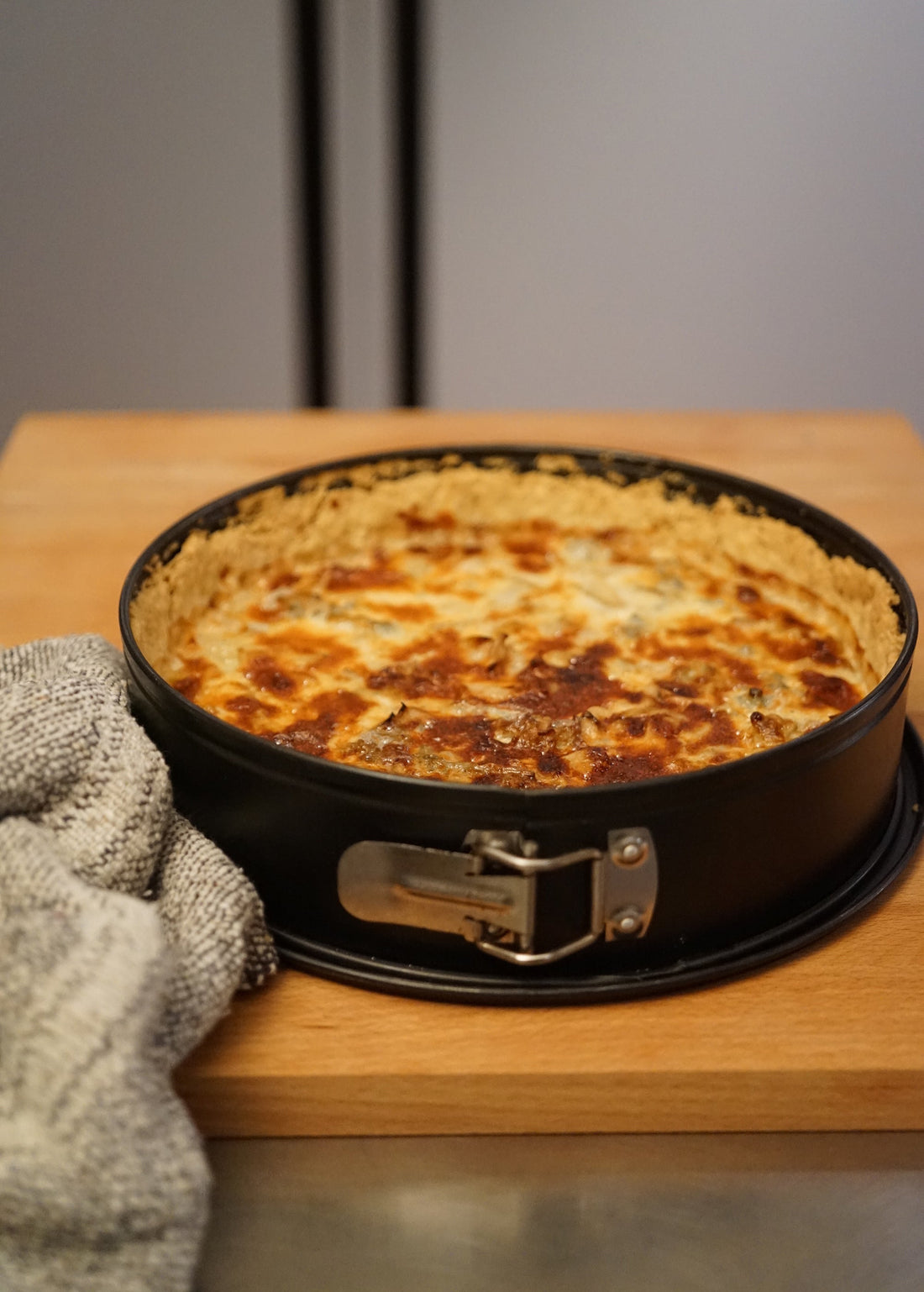Gorgonzola and Pear Tart
