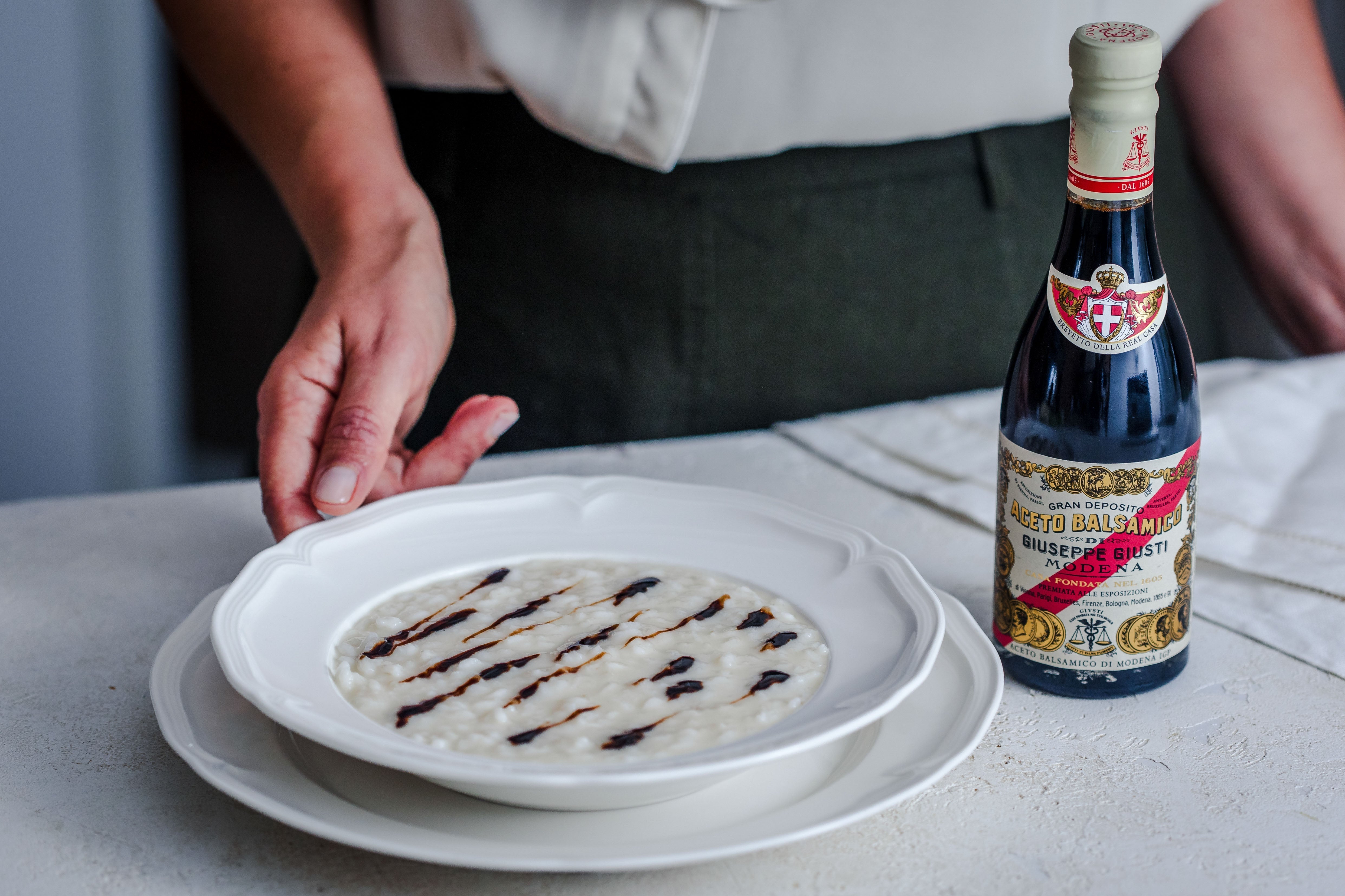 Parmigiano Risotto with Balsamic Vinegar of Modena