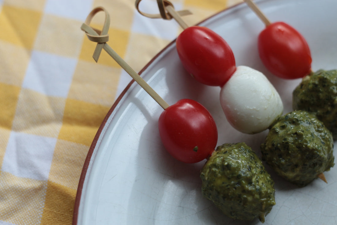 Back to school Italian lunch box - Mozzarella lollipop