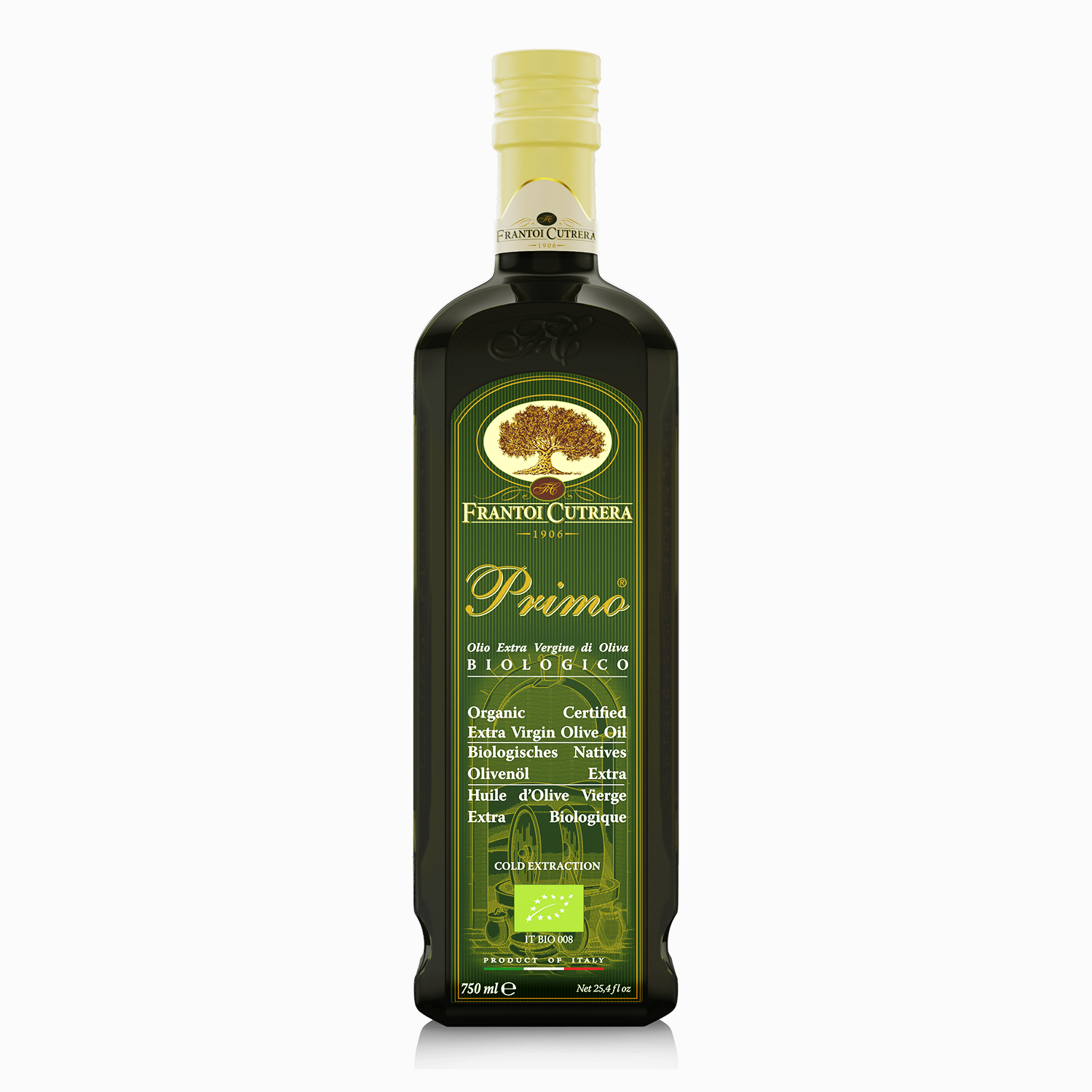Organic Primo Extra Virgin Olive Oil by Frantoi Cutrera
