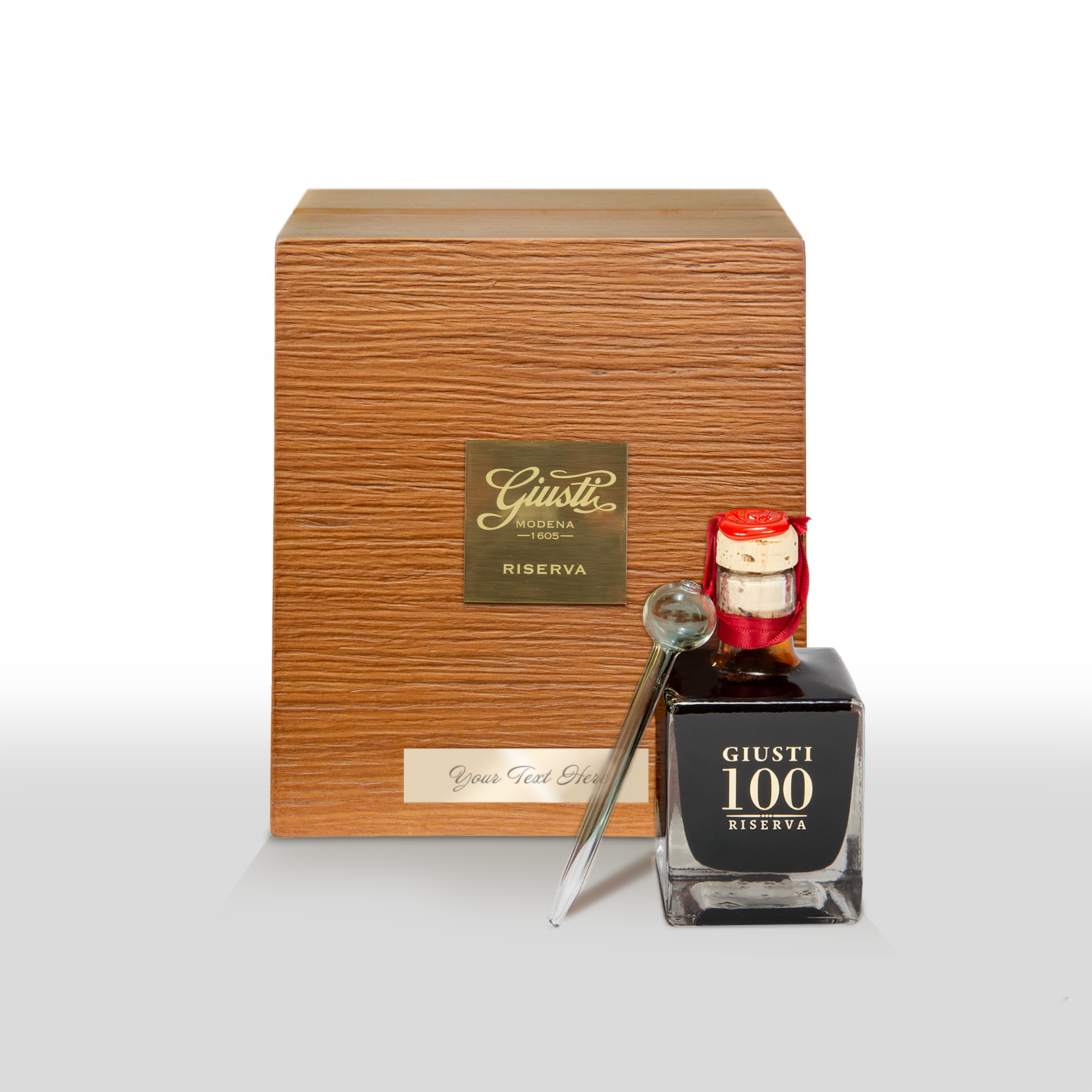 Reserve Traditional 100-Year Balsamic Vinegar and Wooden Box by Giusti