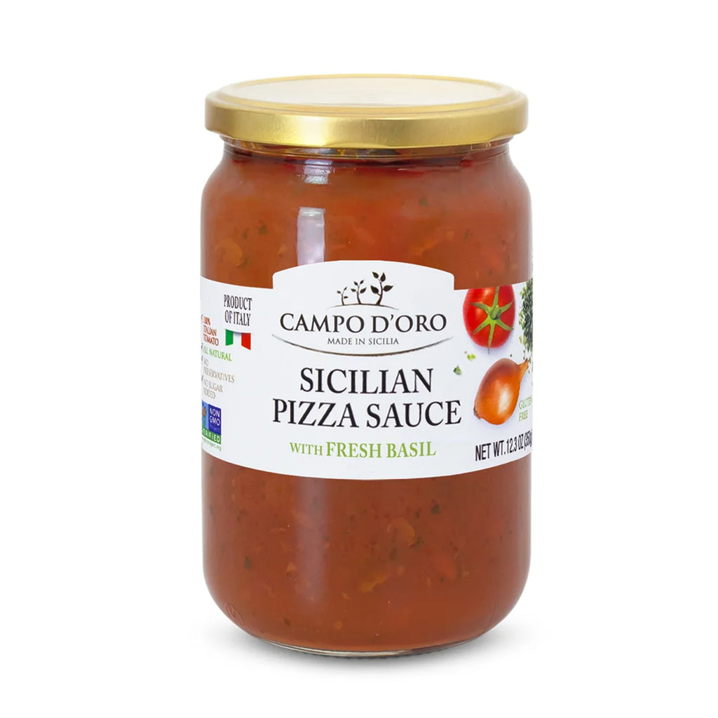 Sicilian Pizza Sauce, Full-Flavored Tomato Sauce - By Campo d'Oro
