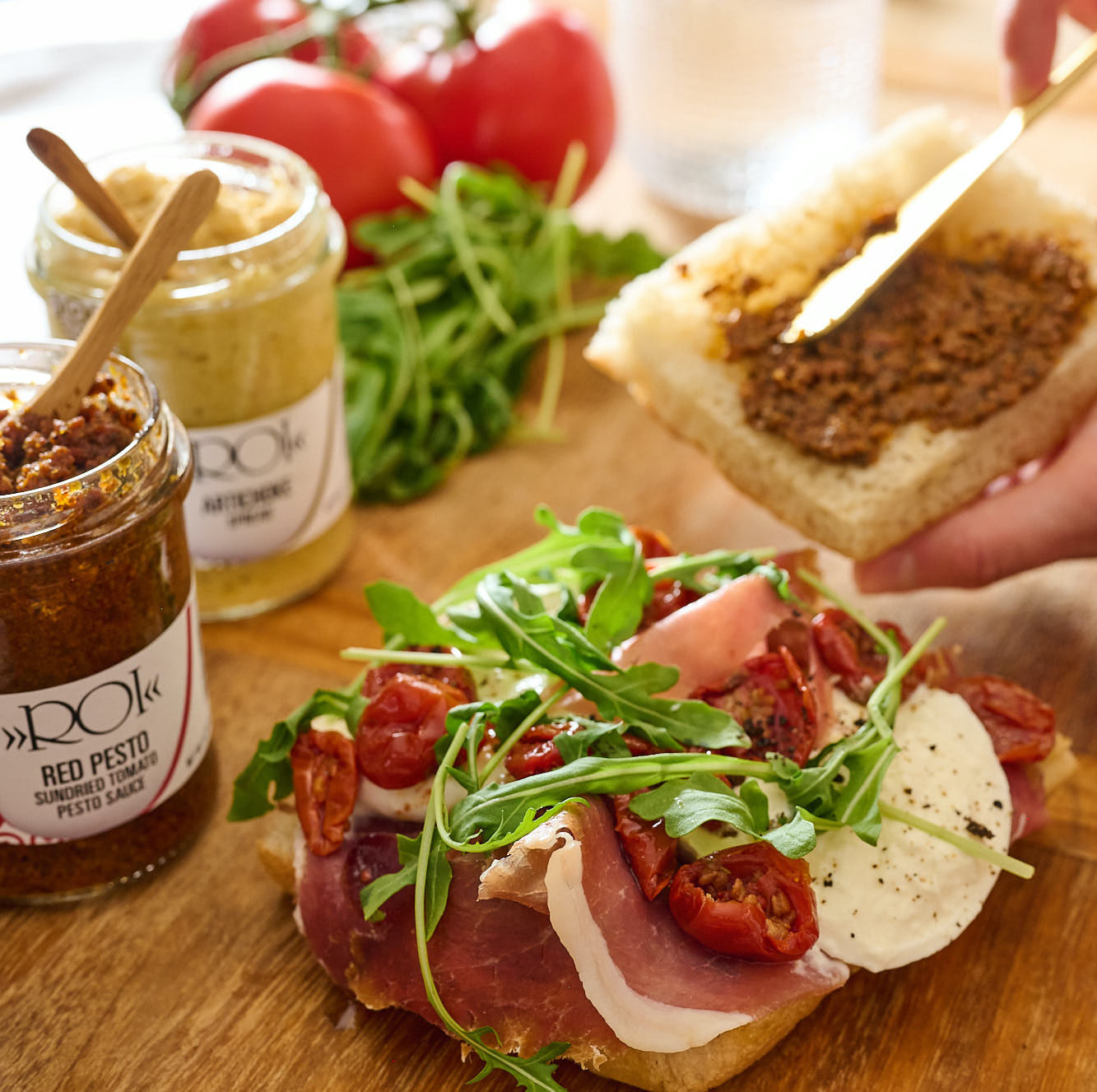 pesto red sauce