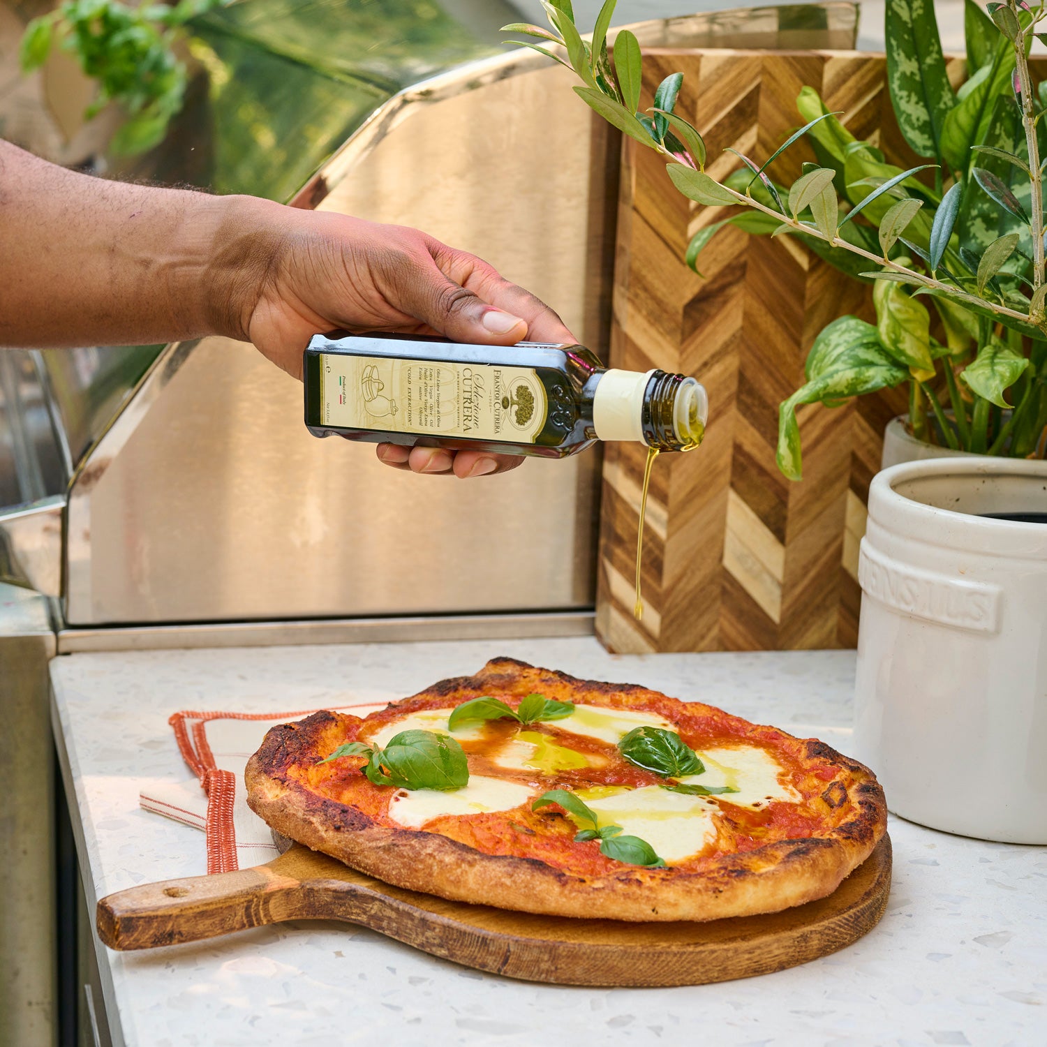 homemade pizzas