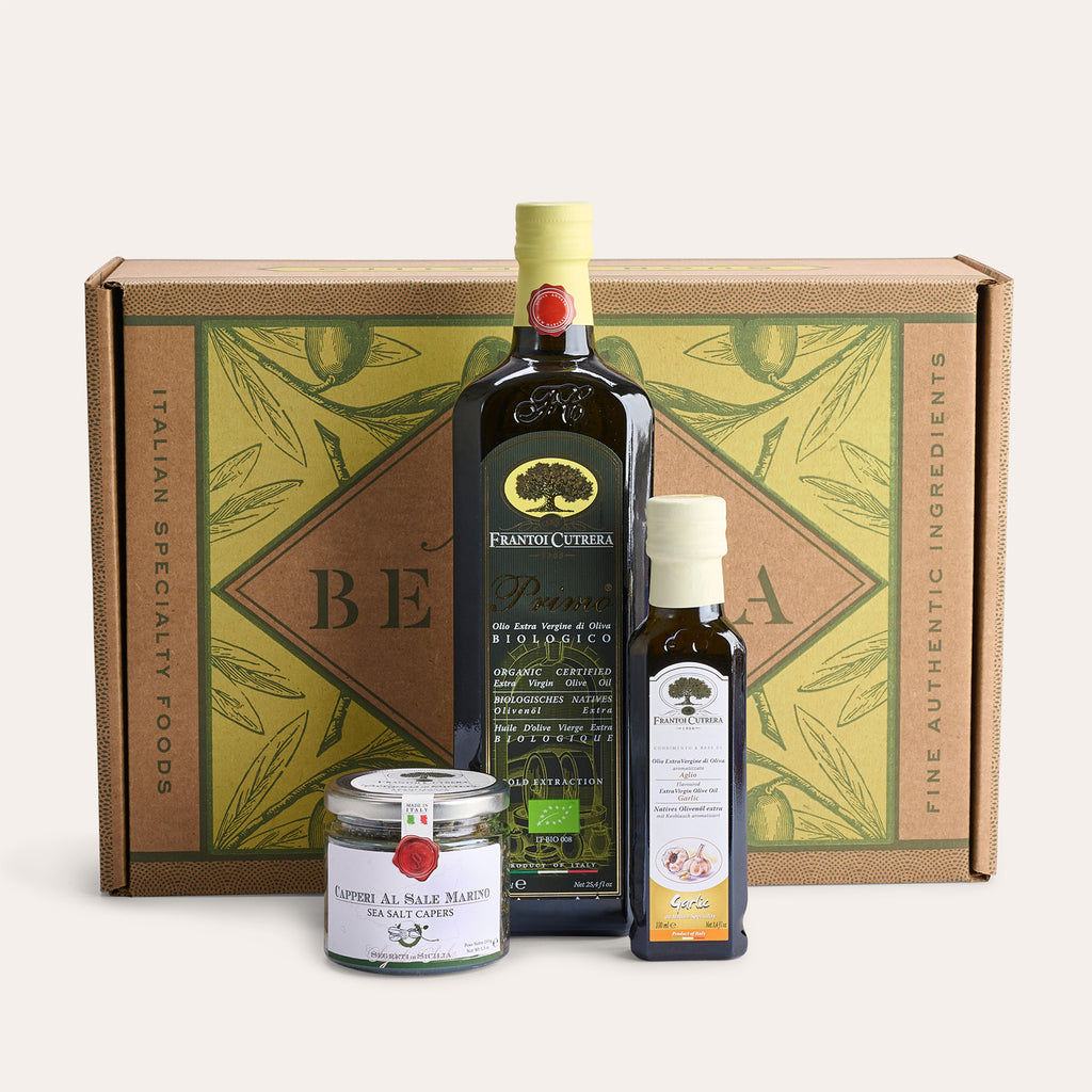 Sicilian Treasures in Frantoi Cutrera's Gift Basket