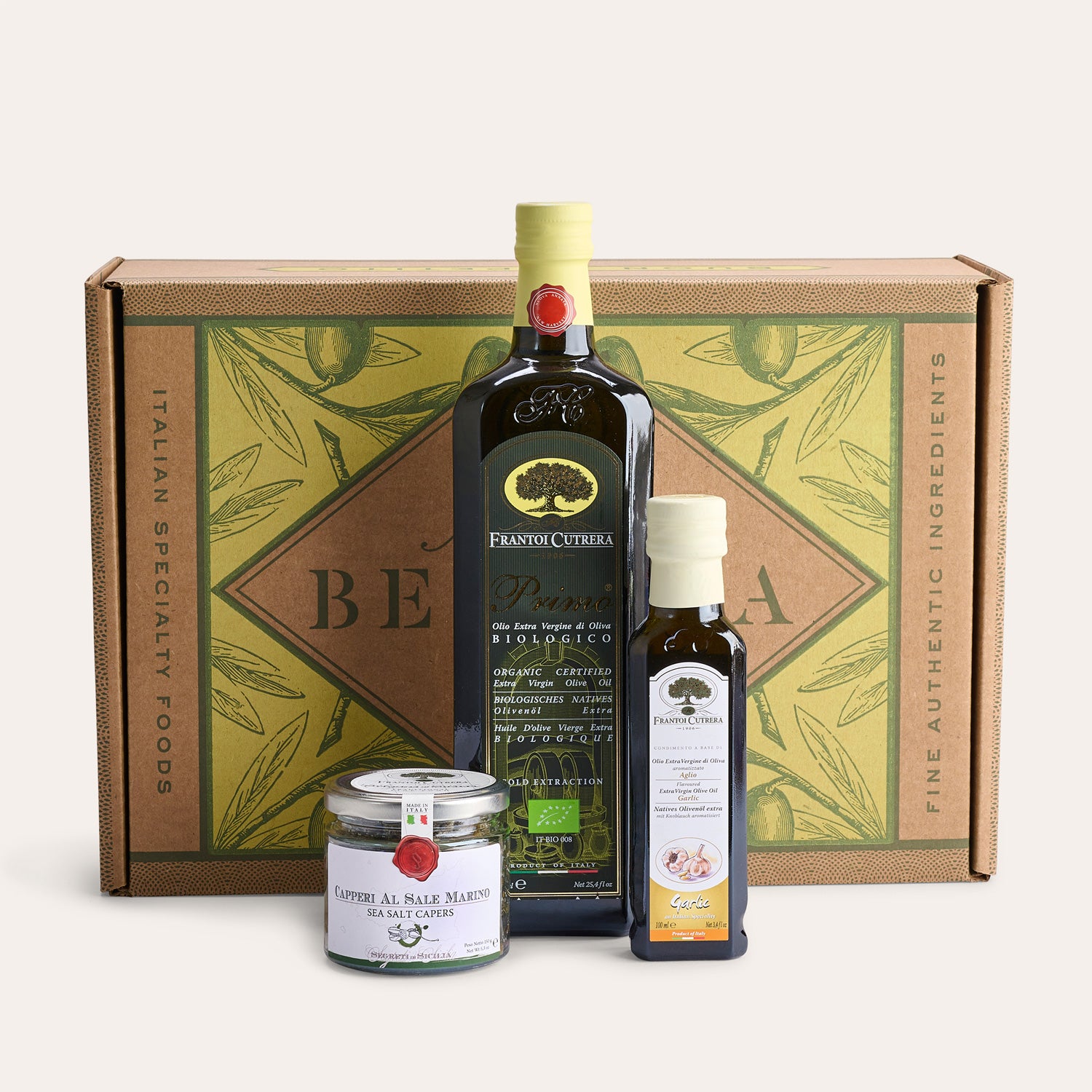 Sicilian Treasures in Frantoi Cutrera's Gift Basket