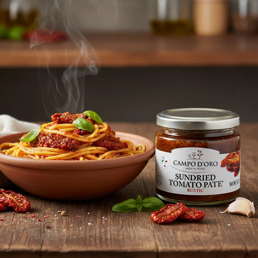 Sundried Tomato Paté, Sicilian Tomato Spread - By Campo d'Oro