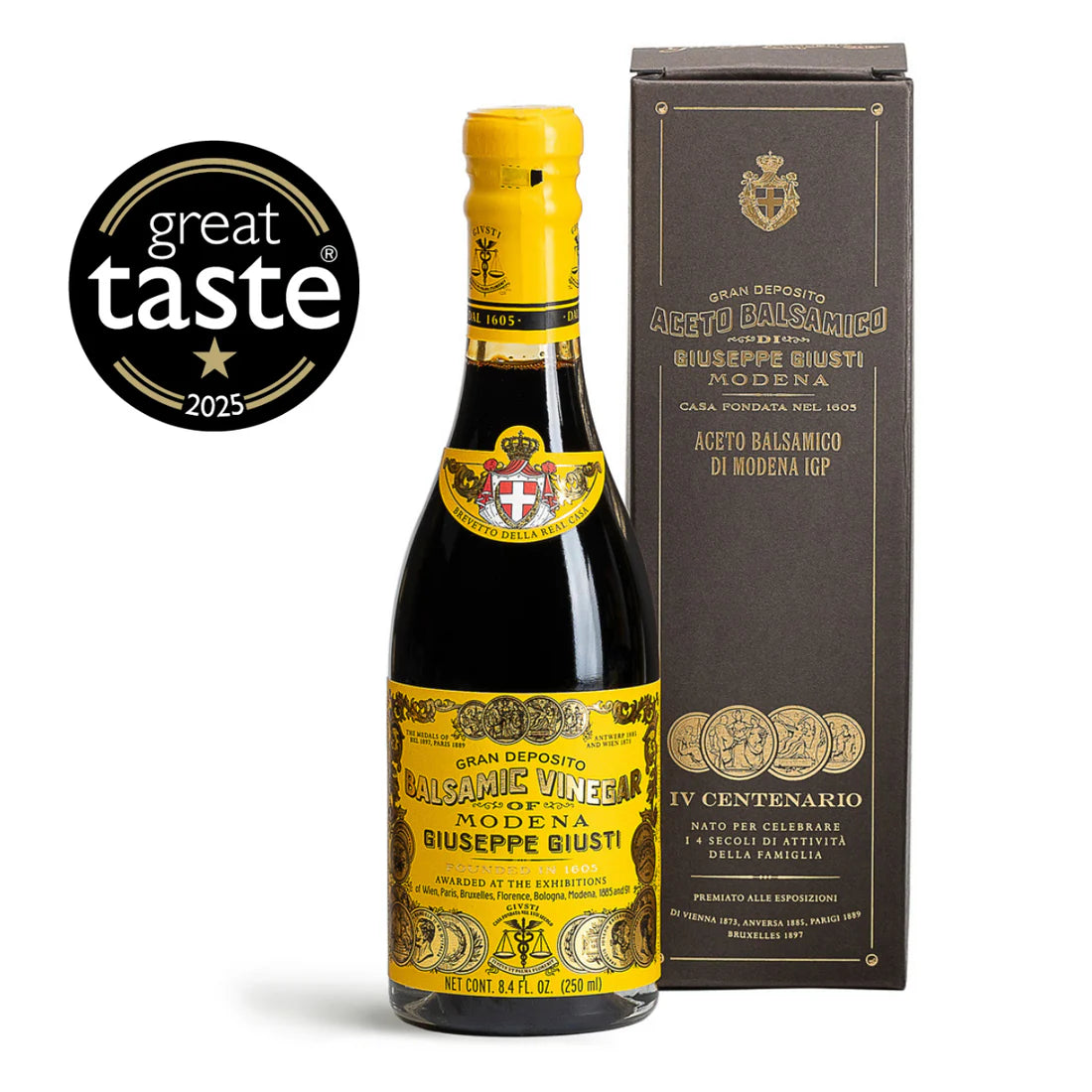 giuseppe giusti modena balsamic vinegar 4 gold medals great taste award