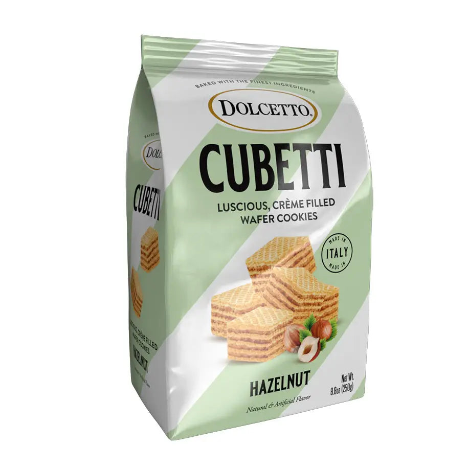 Cubetti Wafer Cookies - Hazelnut Cream - by Dolcetto