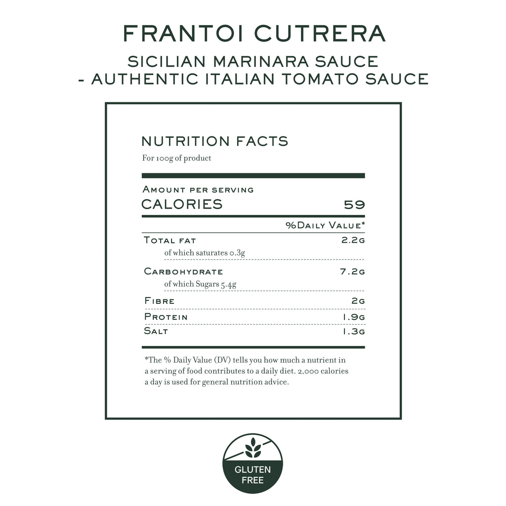 Nutrition facts panel for Amaretti Virginia soft Italian almond cookies