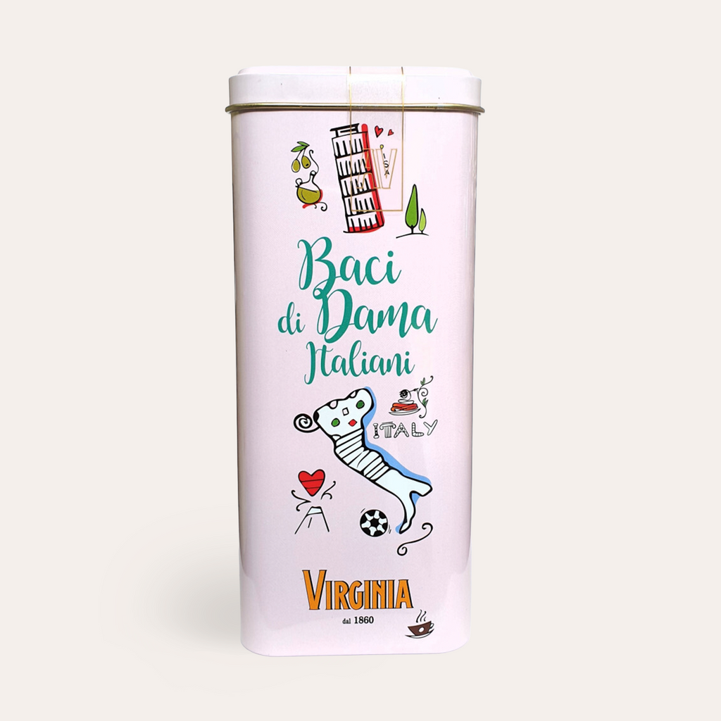 Gourmet Italian Cookie Tin - By Amaretti Virginia