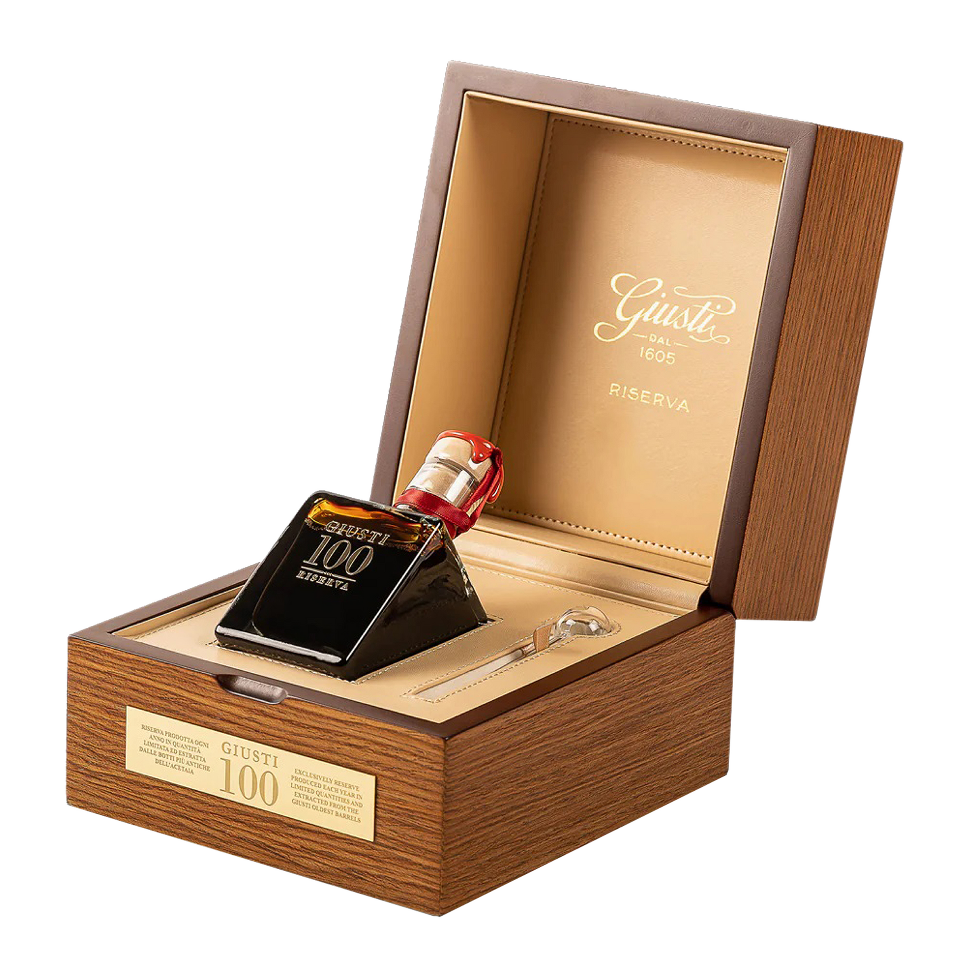 Reserve Traditional 100-Year Balsamic Vinegar and Wooden Box by Giusti