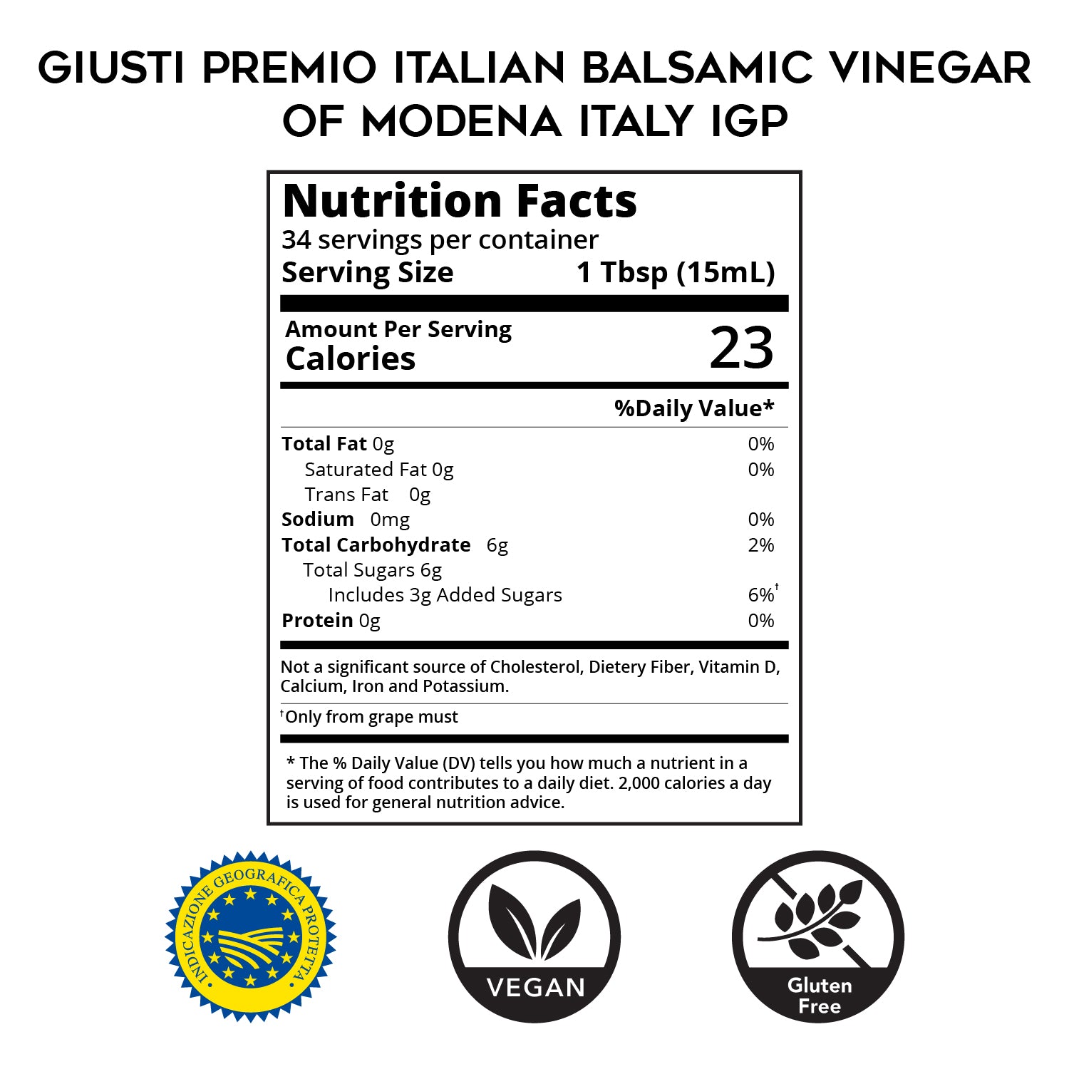 Giusti Premio - Italian IGP Balsamic Vinegar of Modena by Giusti (2yr)