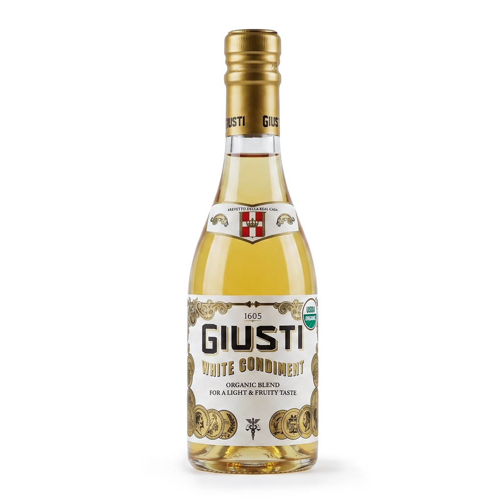 Organic White Wine Vinegar, Sweet & Fruity - By Giusti