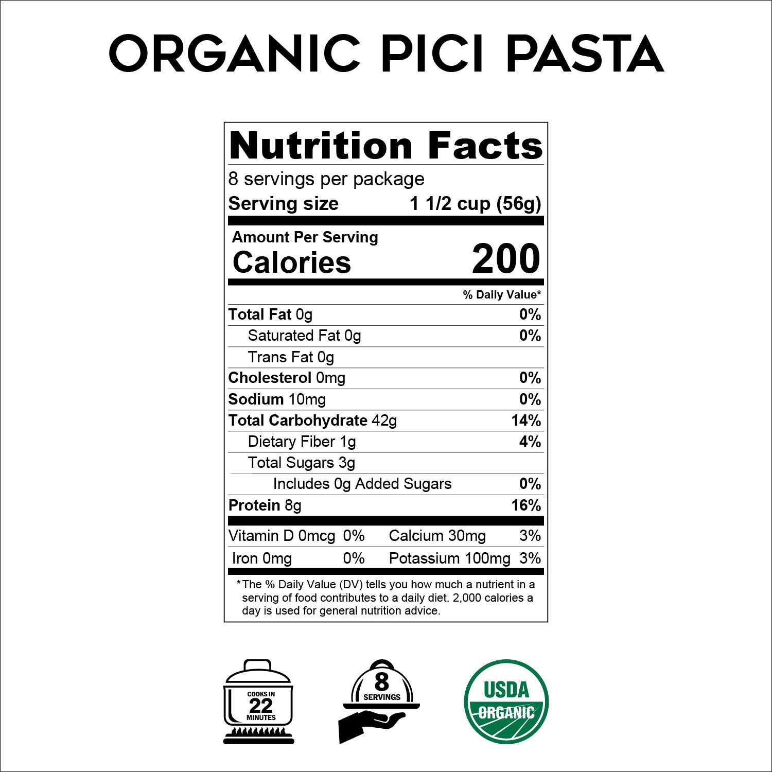organic Pici Pasta