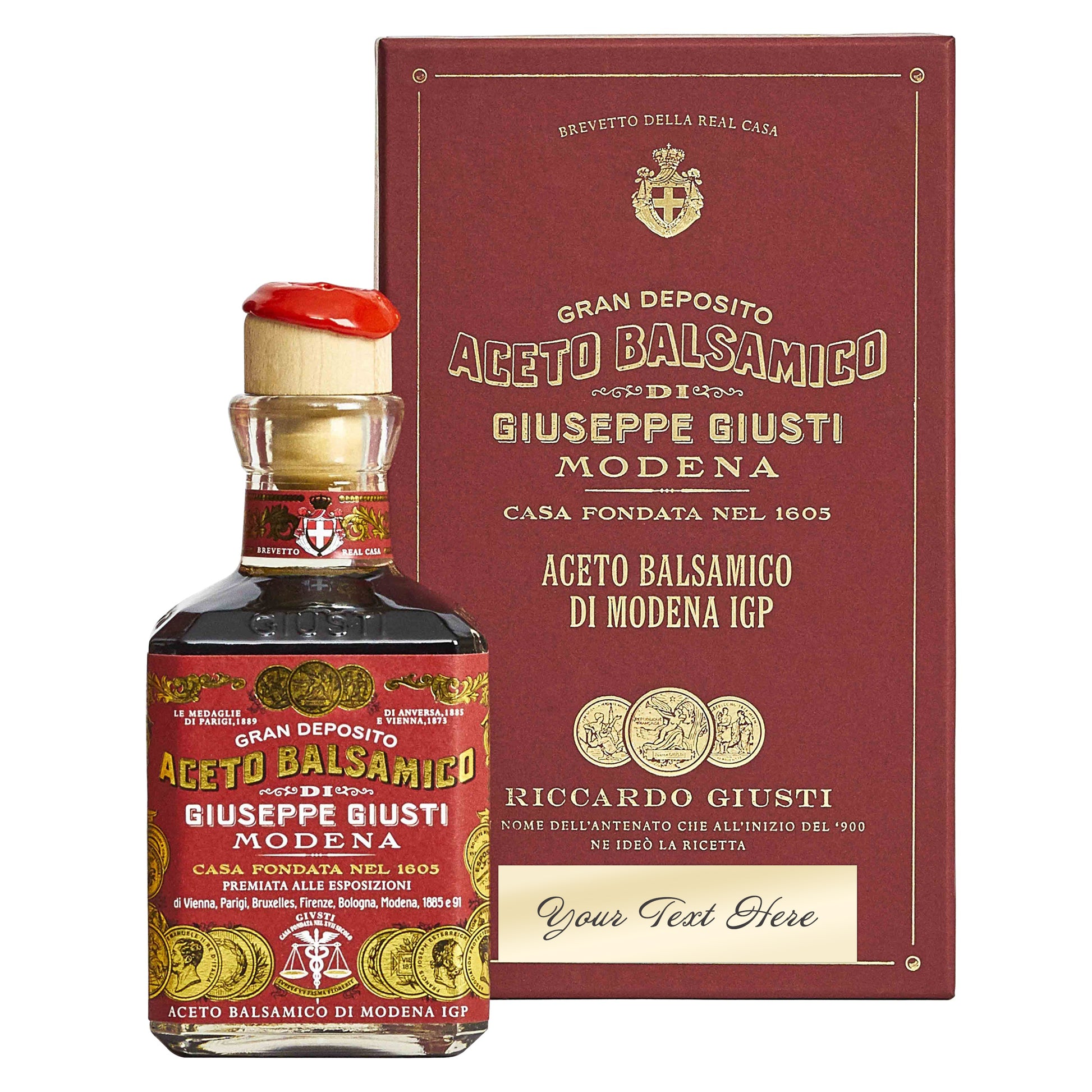 Aged (12yr) Balsamic Vinegar of Modena - IGP- 3 Gold Medals - by Giusti