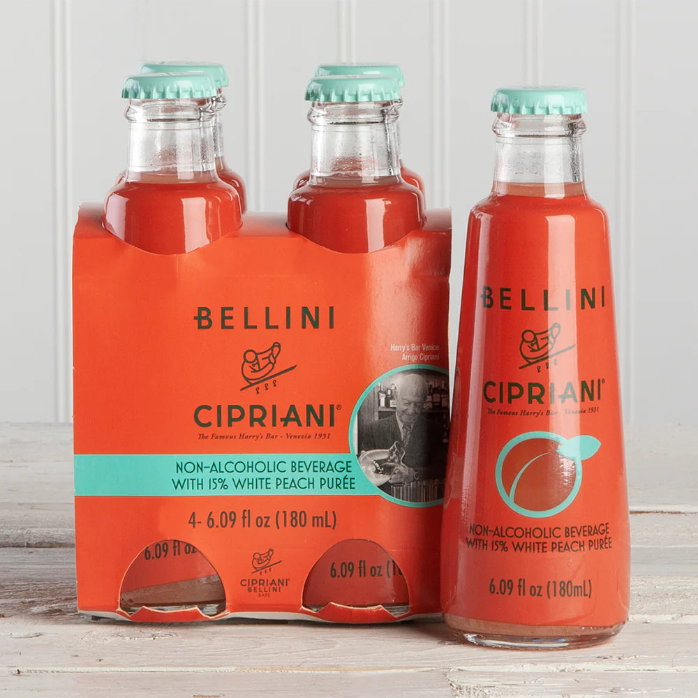 White Peach Virgin Bellini Non-Alcoholic Cocktail Mixer - By Cipriani