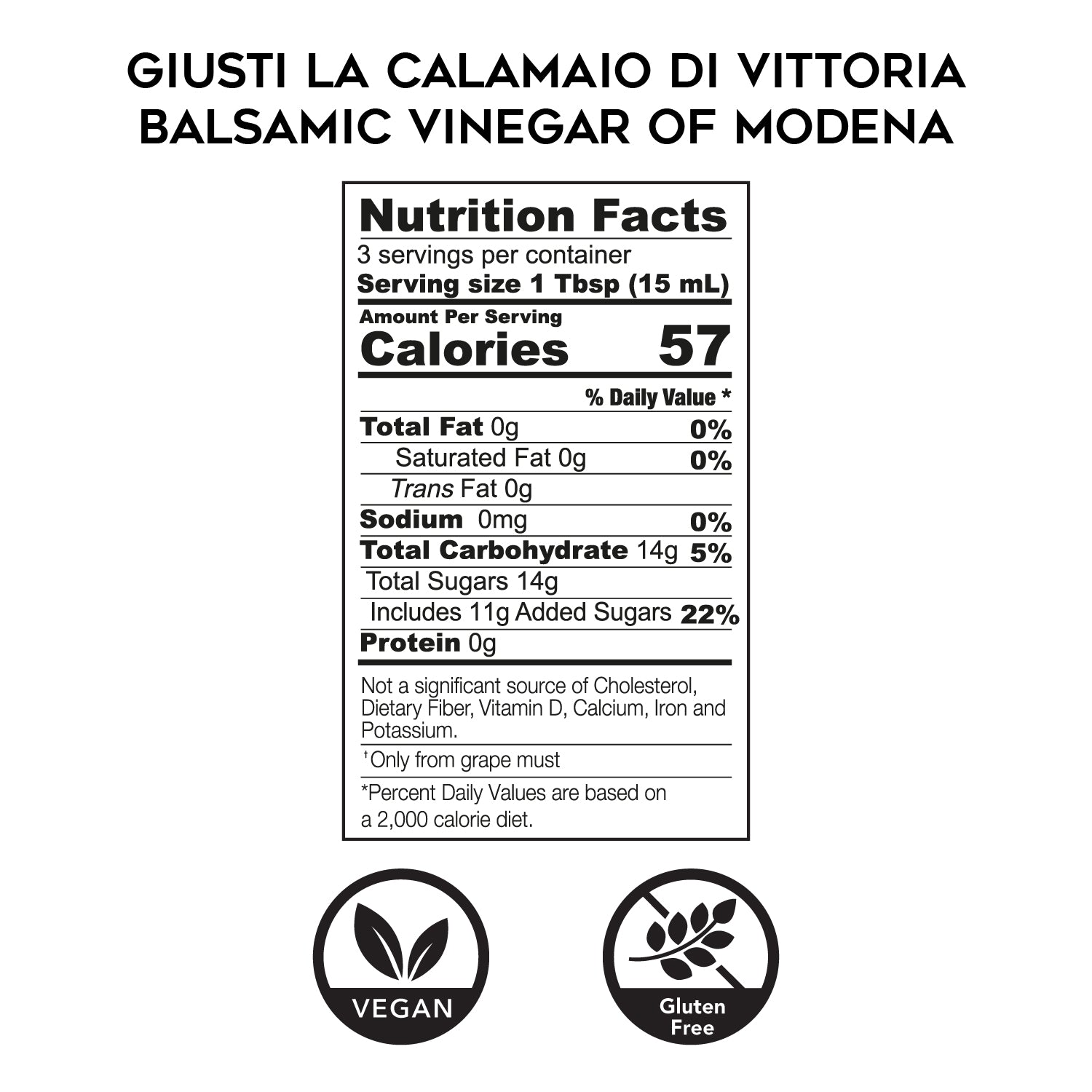 Family Reserve Balsamic Vinegar of Modena by Giusti - Glass Cube