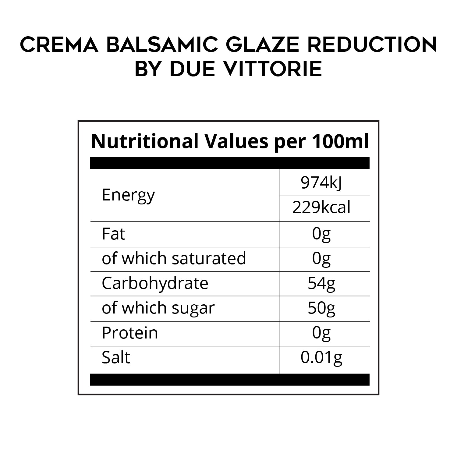 Crema Balsamic Glaze Reduction - IGP - by Due Vittorie