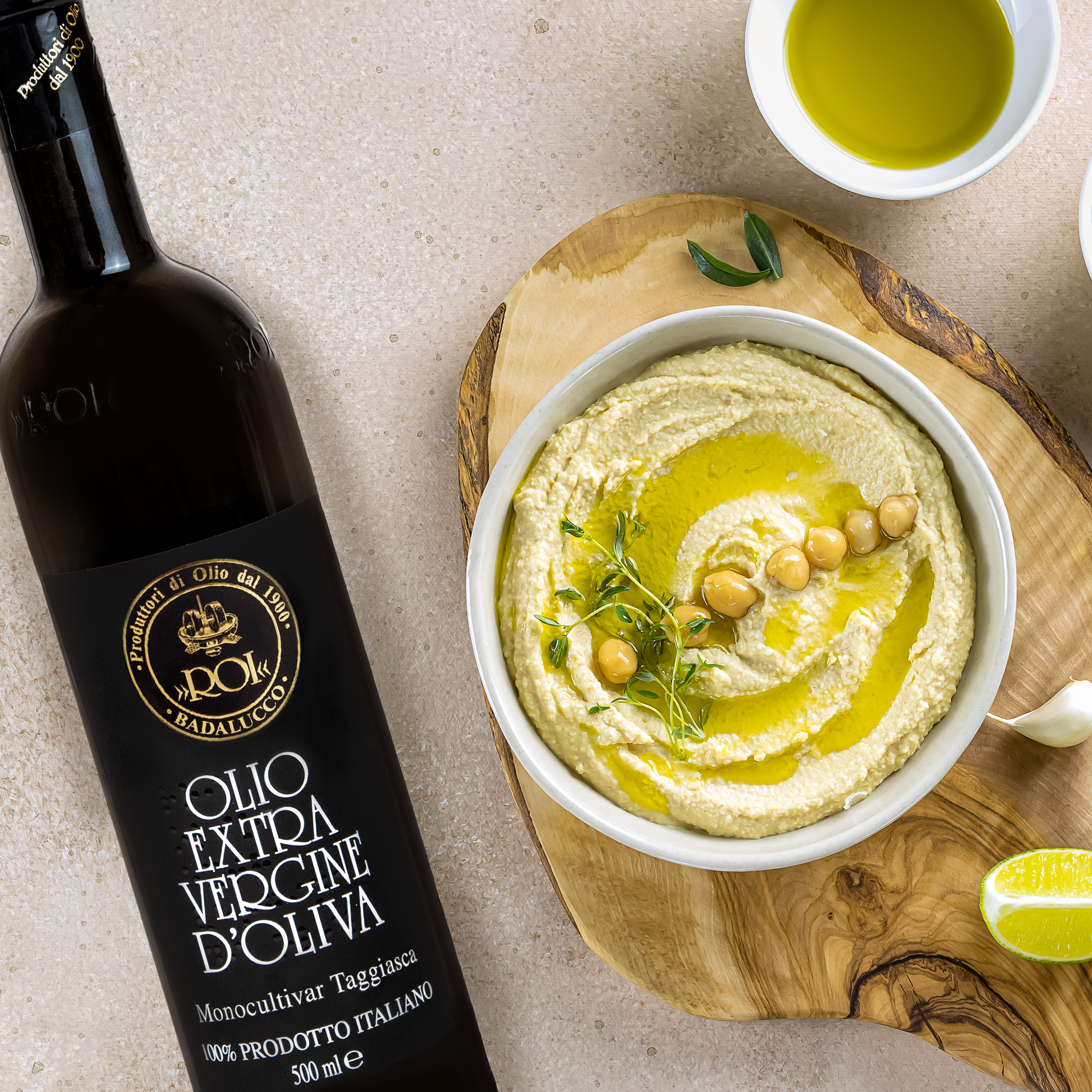 Italian Extra Virgin Olive Oil - Single Source Ligurian Taggiasca Olives - by ROI