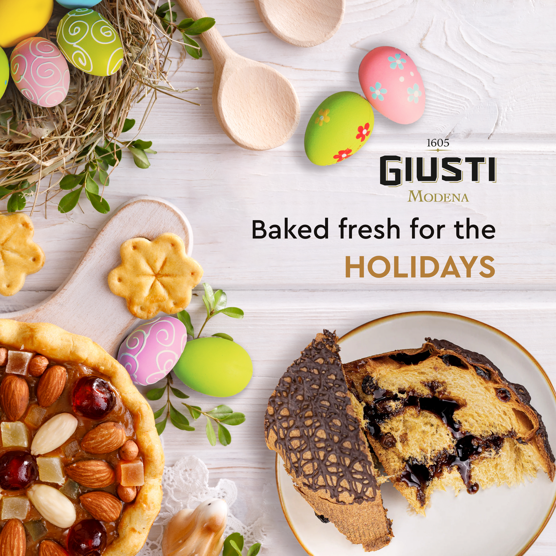 Giusti Italian traditional Colomba cake