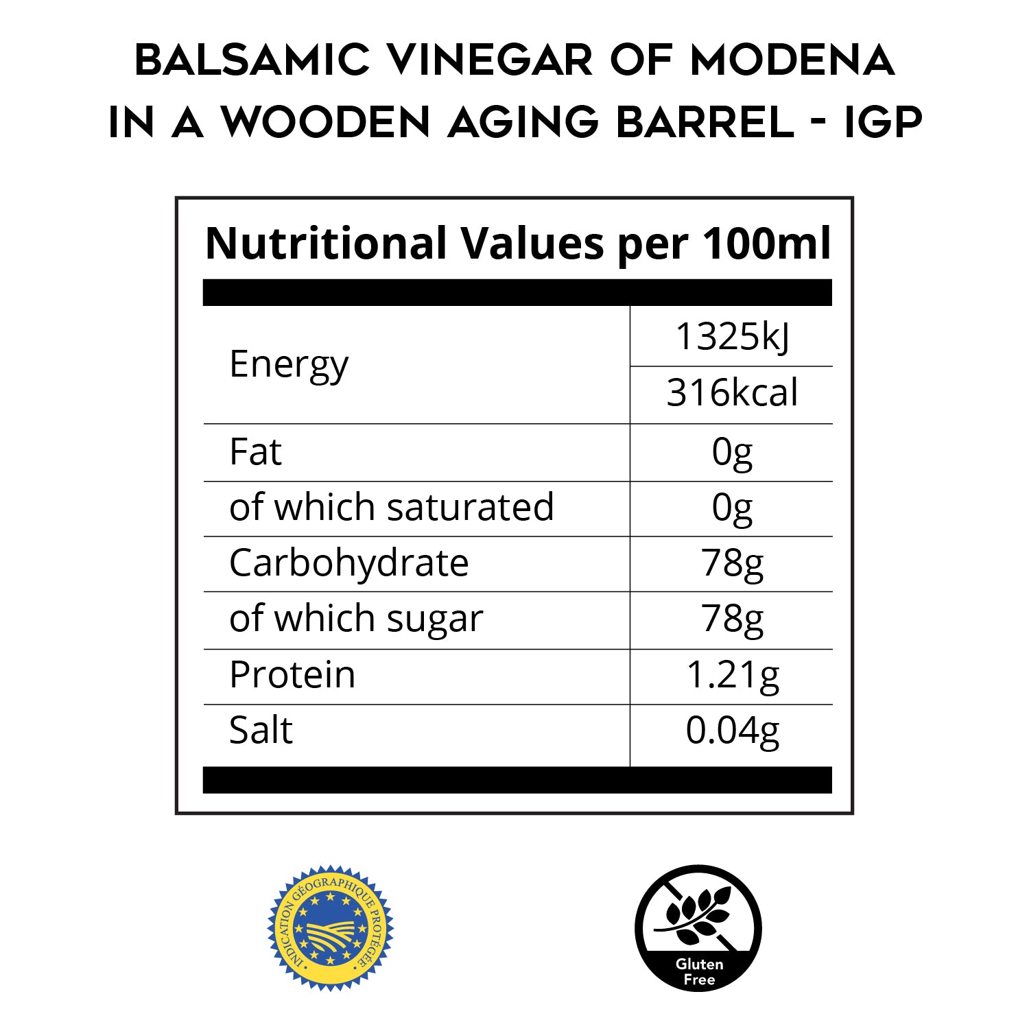IGP Balsamic Vinegar &  3Lt Wooden Aging Barrel - by Due Vittorie