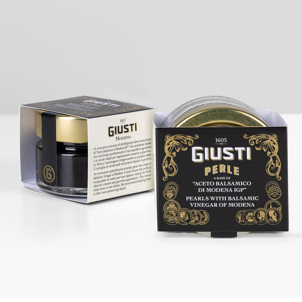 Black Pearls of IGP Balsamic Vinegar of Modena by Giusti