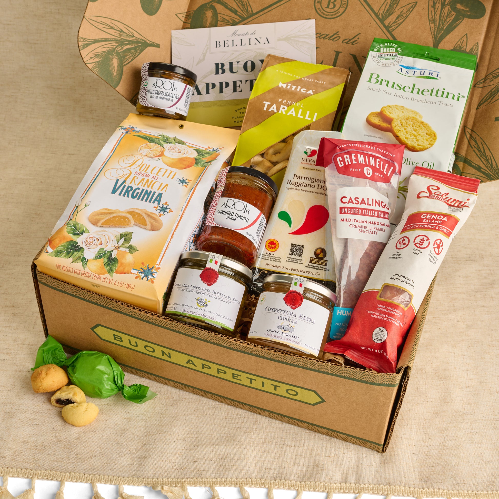 Just add the Wine: Meat and Cheese Board - Italian Gift Basket