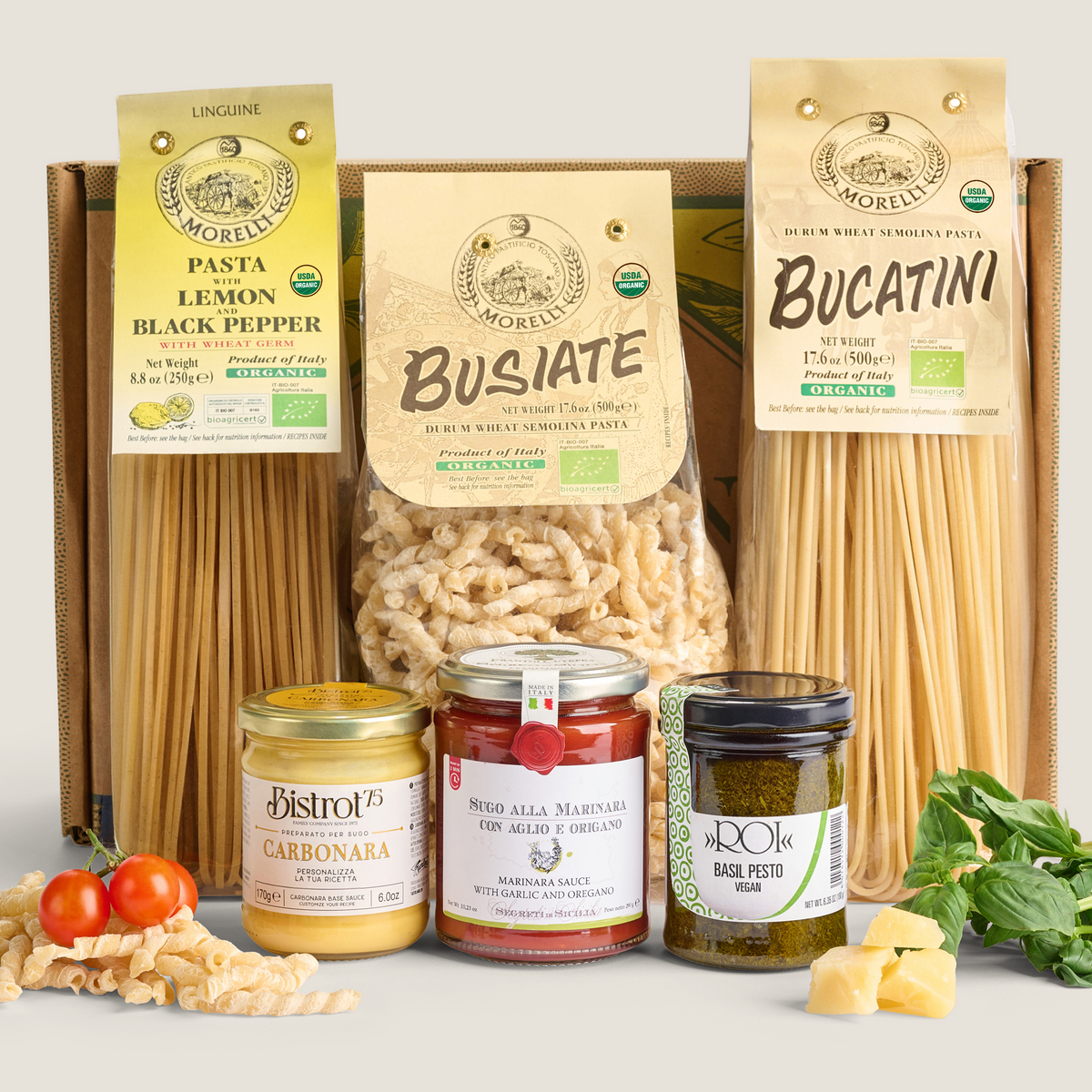 Pasta and Sauce Trio - Italian Gift Basket