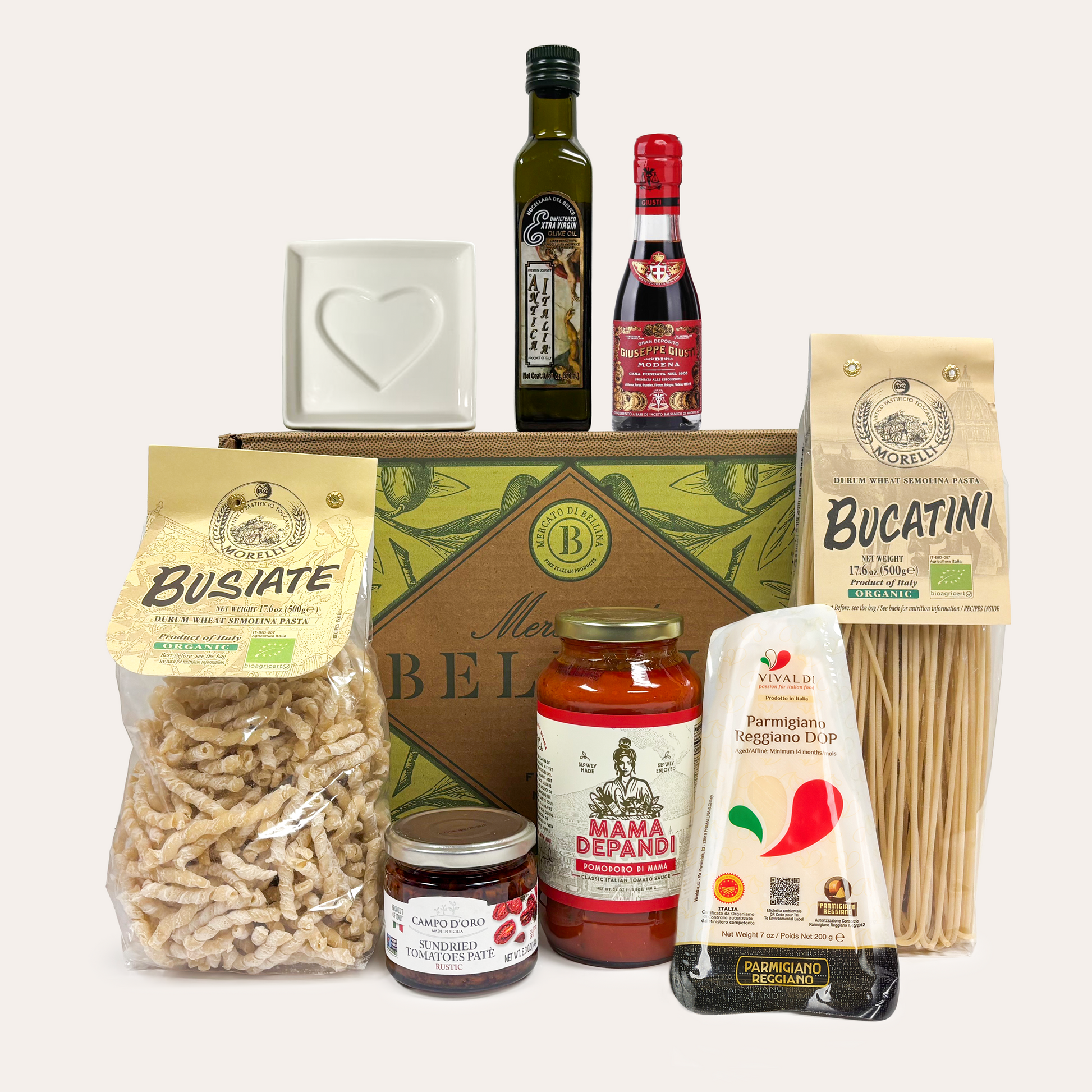 Mercato di Bellina Gourmet food gift box Valentine's day gifting Italian pasta and sauce
