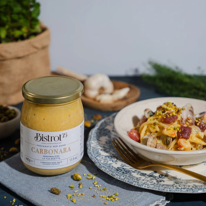 Carbonara Base, Authentic Roman Recipe, No Cream - By Bistrot75
