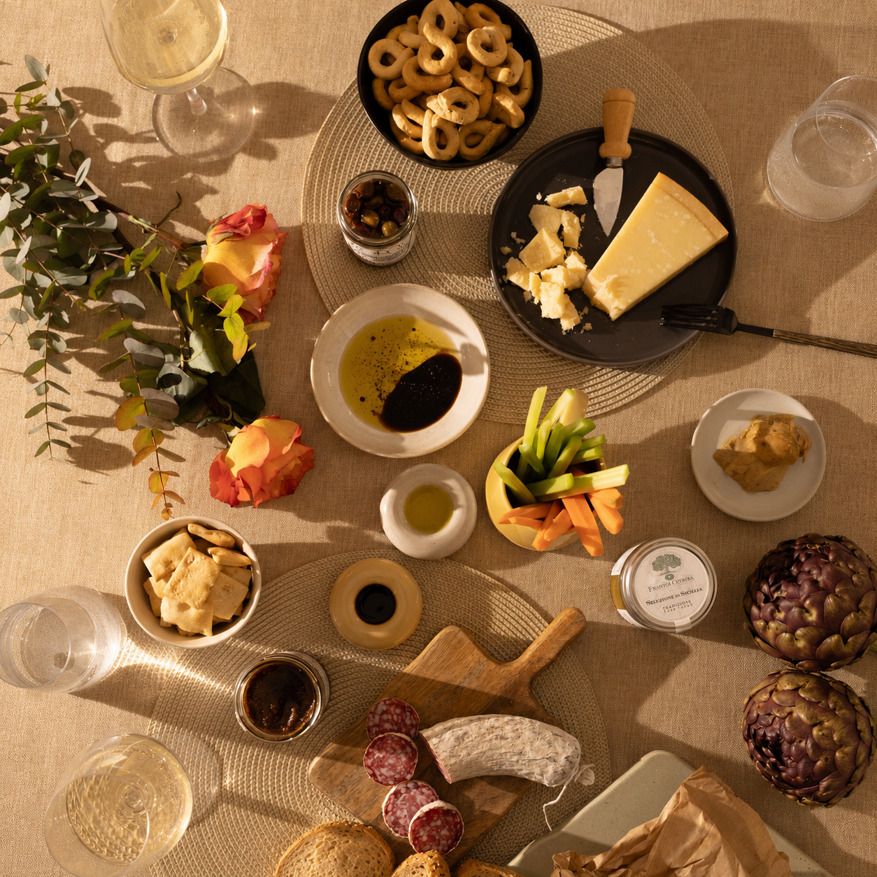 Just add the Wine: Meat and Cheese Board - Italian Gift Basket