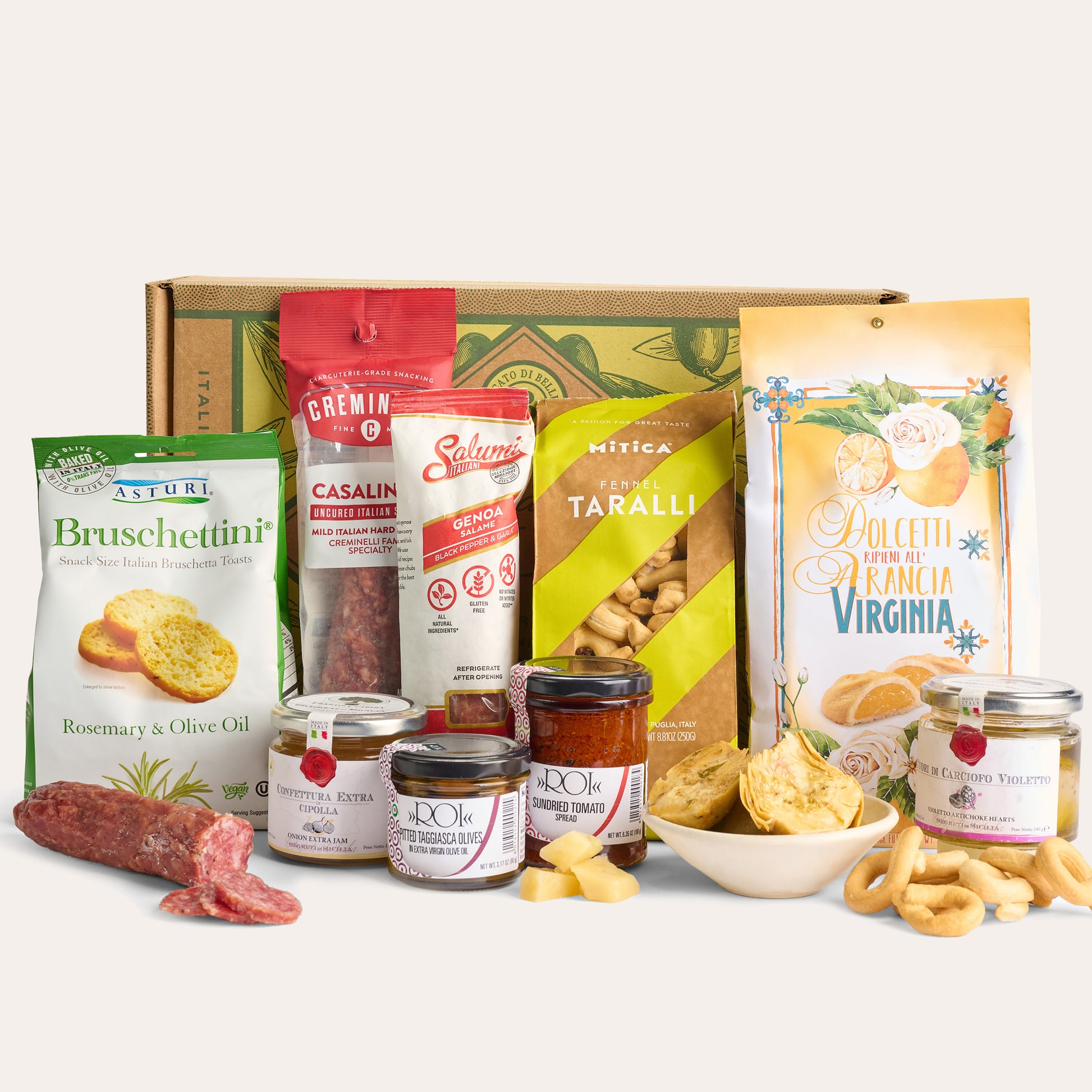 Just add the Wine: Meat and Cheese Board - Italian Gift Basket