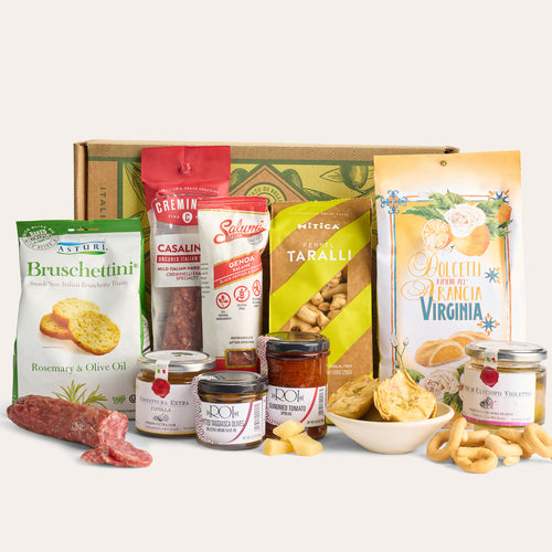Just add the Wine: Meat and Cheese Board - Italian Gift Basket