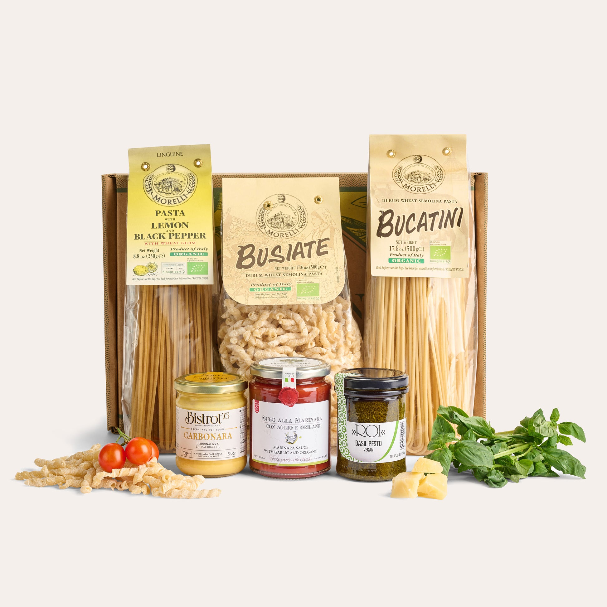 Pasta and Aauce Trio - Italian Gift Basket