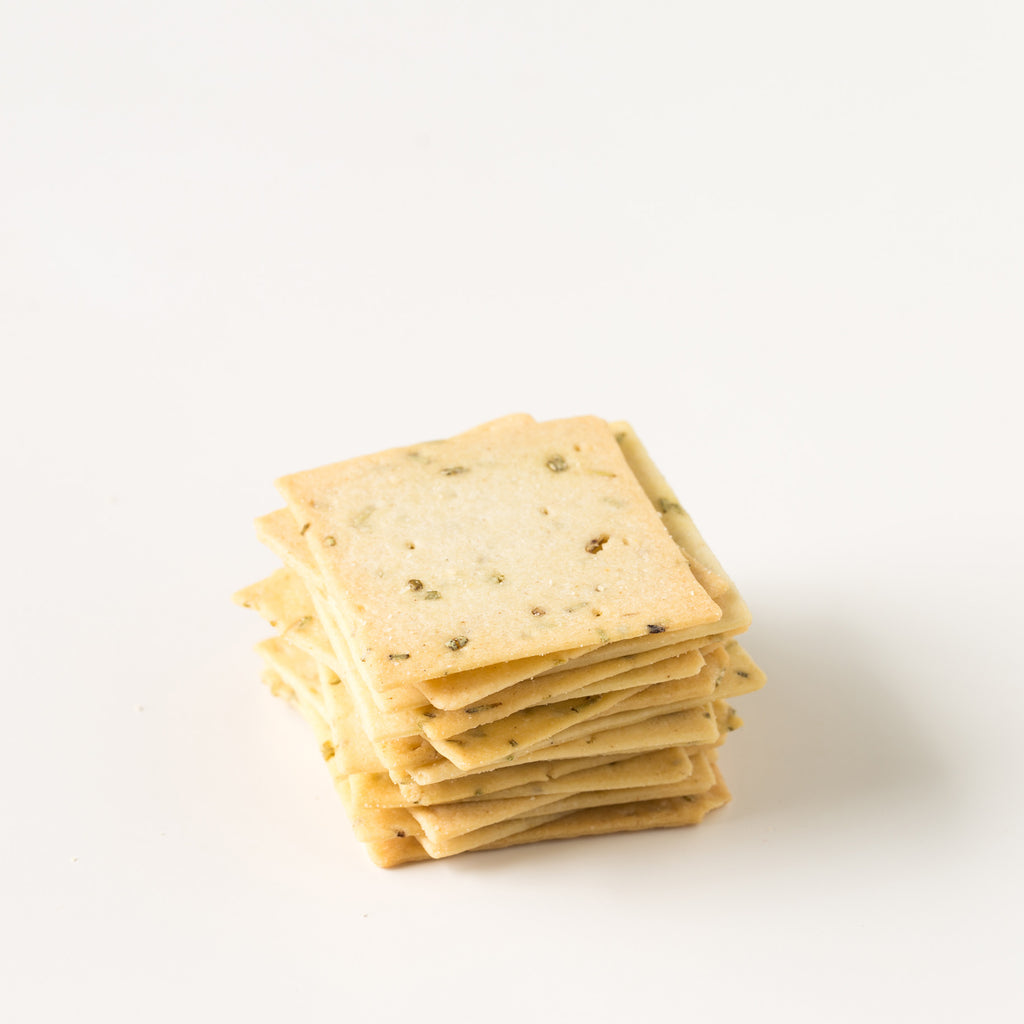 Tuscan Crisps, Italian Crackers, Parmesan Garlic &  Herb - By Dolcetto
