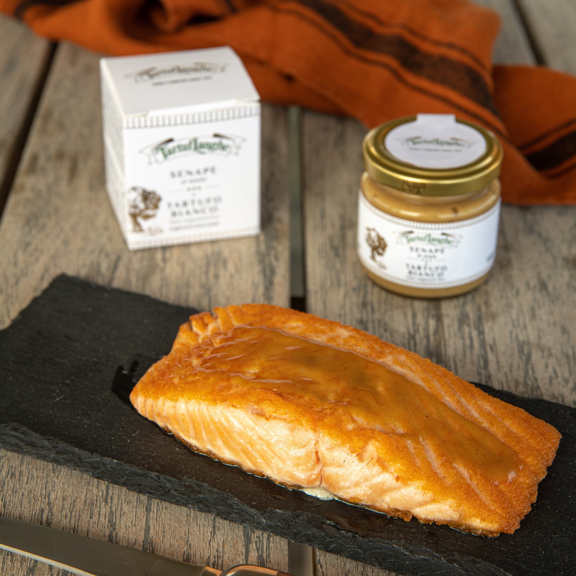 Honey mustard and White Alba Truffle 3.53 oz - TARTUFLANGHE USA