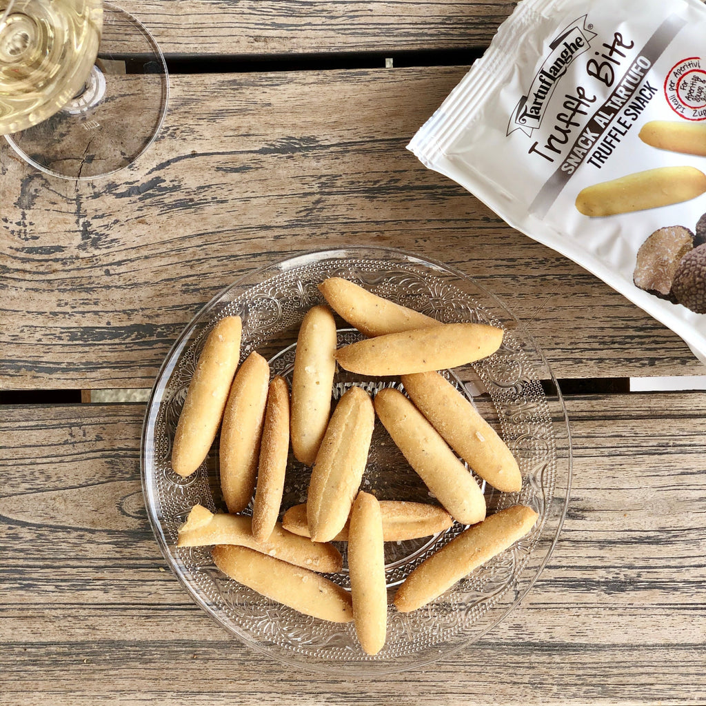 TRUFFLE BITE: mini grissini breadsticks with truffle  3.53 oz - TARTUFLANGHE USA