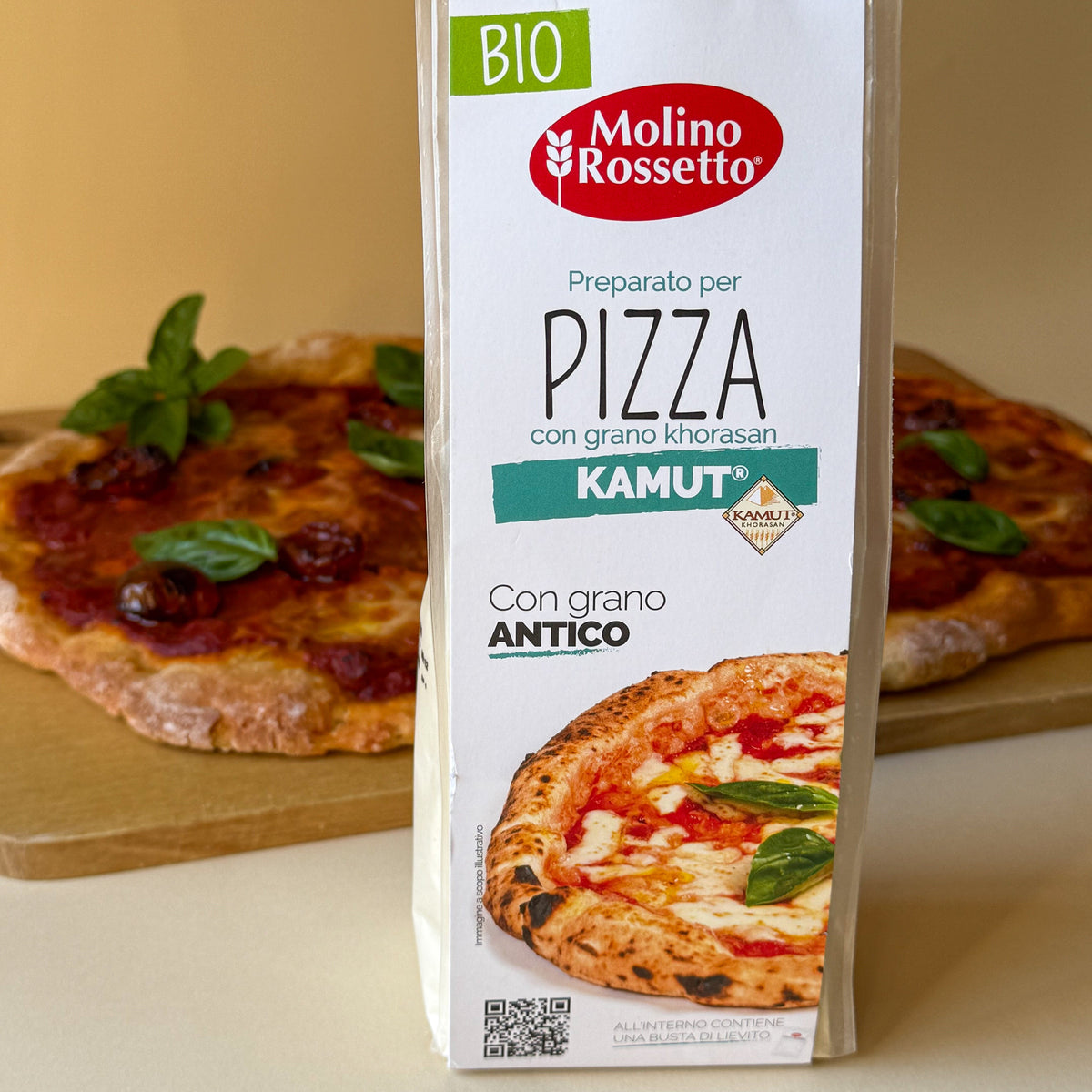Kamut Pizza Dough Mix with Active Dry Yeast - By Molino Rossetto