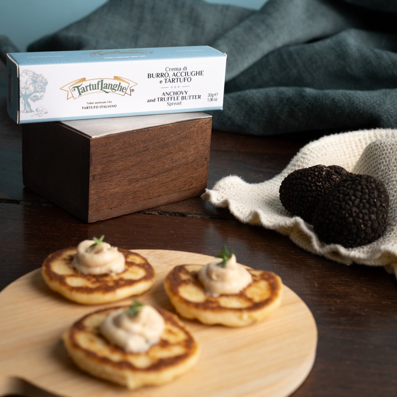 Anchovy and truffle Butter Spread