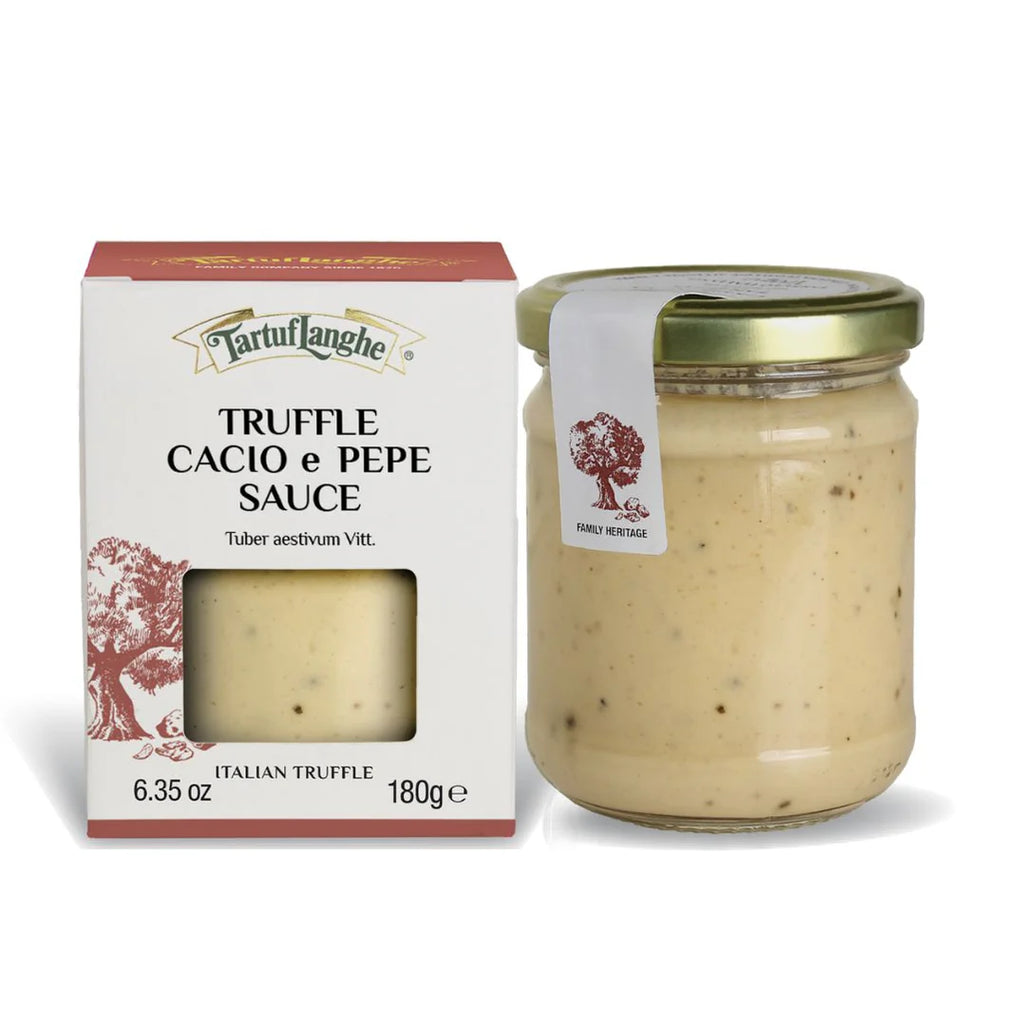 Truffle Cacio e Pepe sauce Rome tarditional Italian recipe Tartuflanghe